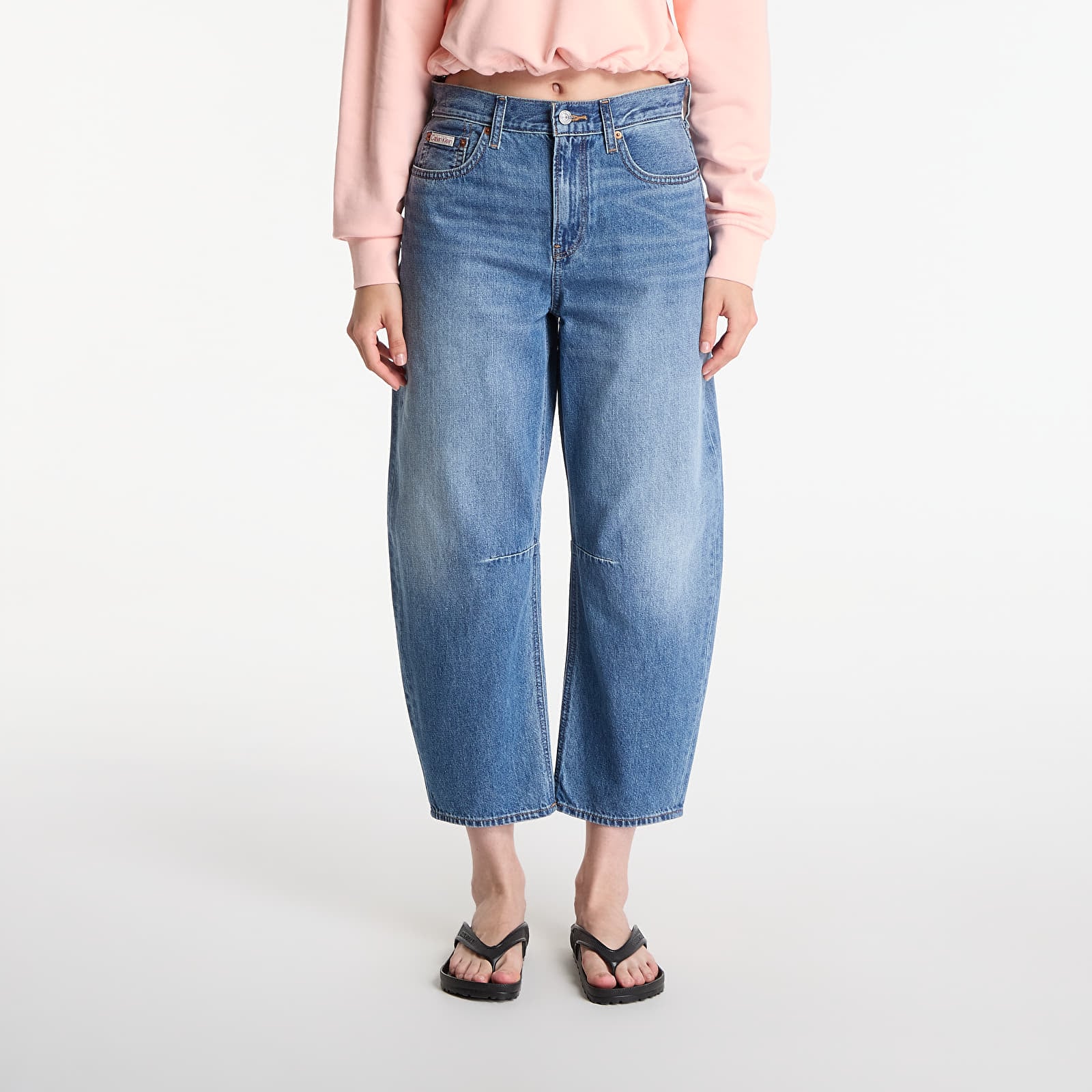 Teksad Calvin Klein Jeans Cropped Barrel Jean Tinted Airway