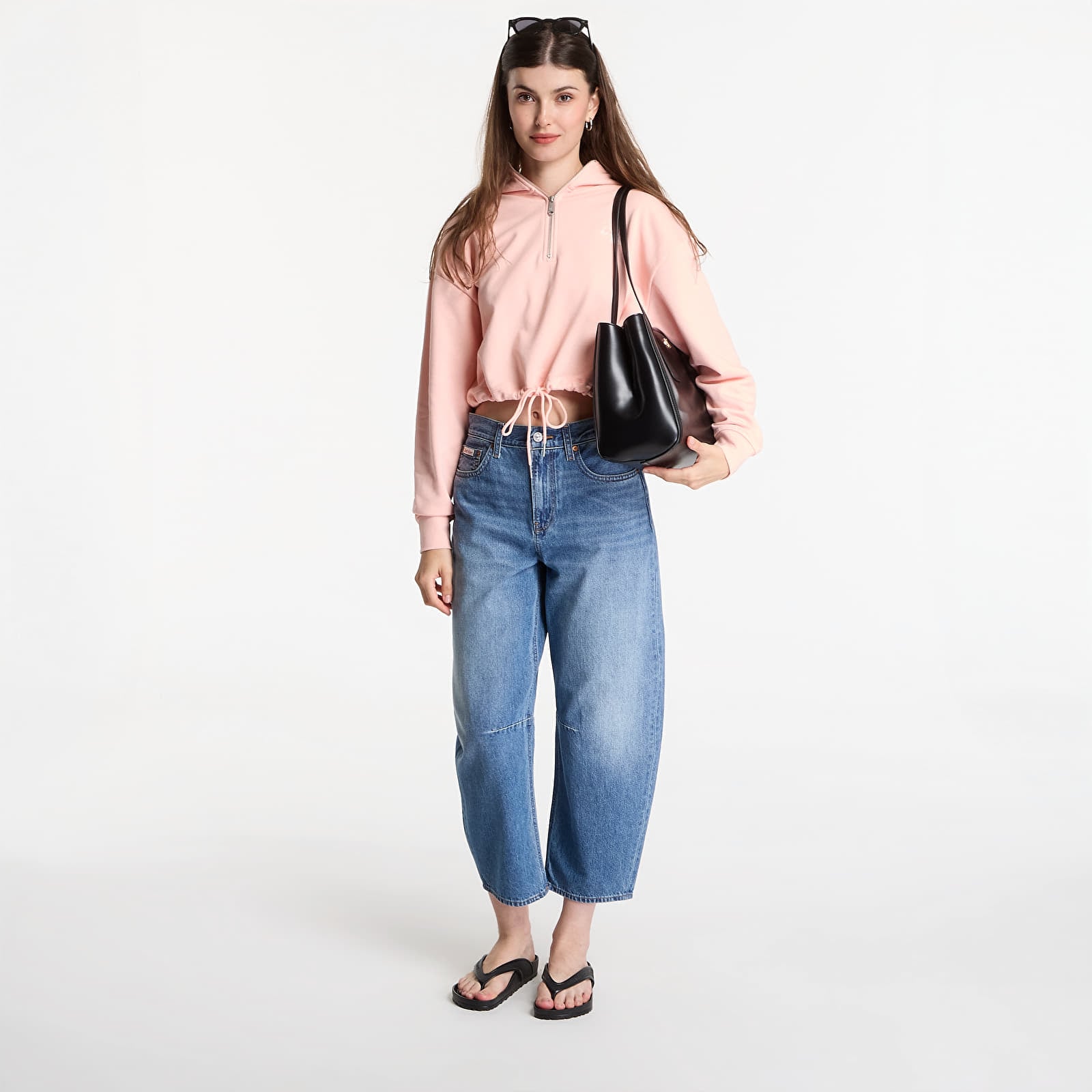Teksad Calvin Klein Jeans Cropped Barrel Jean Tinted Airway