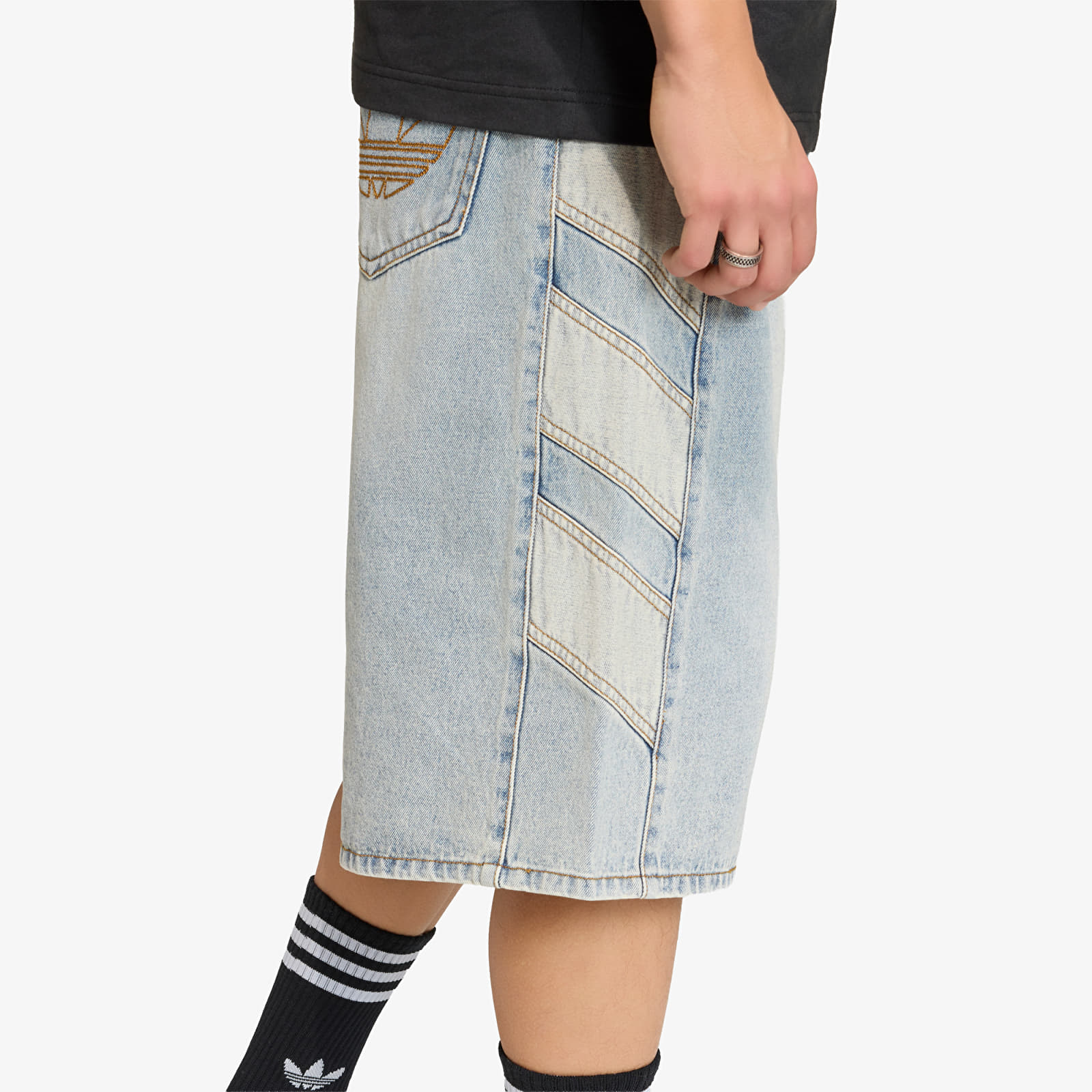Moške kratke hlače adidas Denim Shorts Indigo Denim