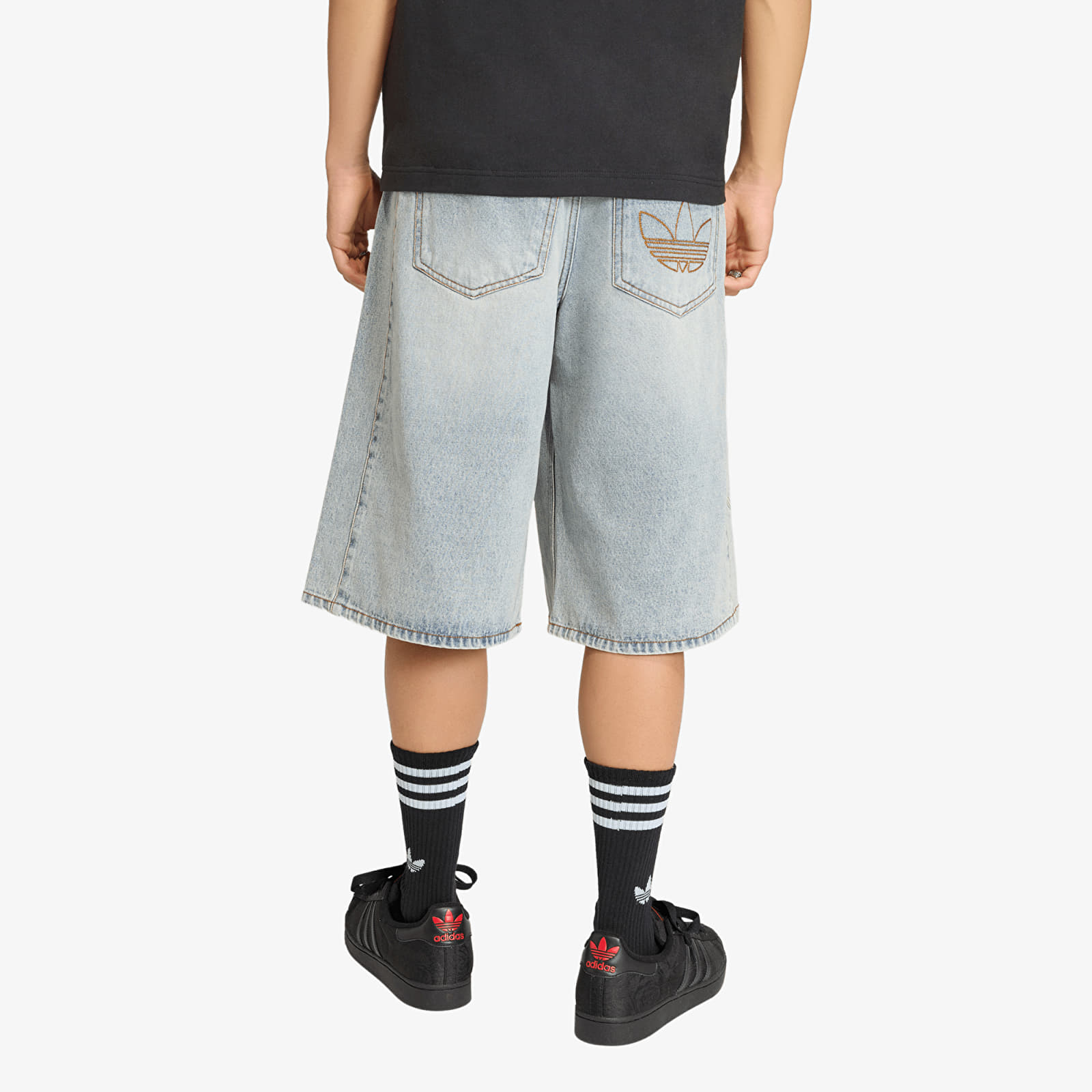 Moške kratke hlače adidas Denim Shorts Indigo Denim