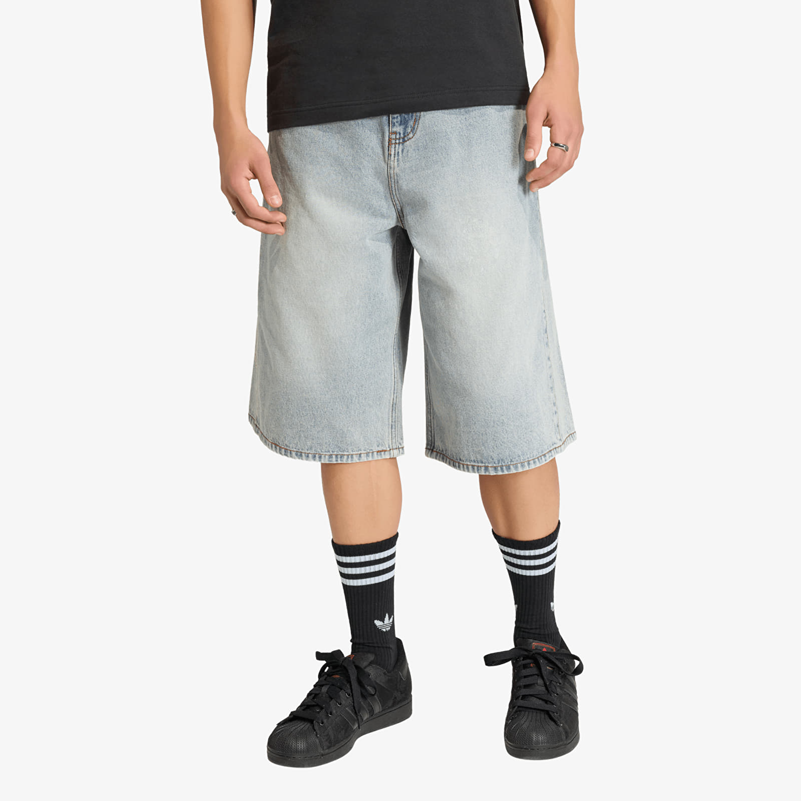 Moške kratke hlače adidas Denim Shorts Indigo Denim