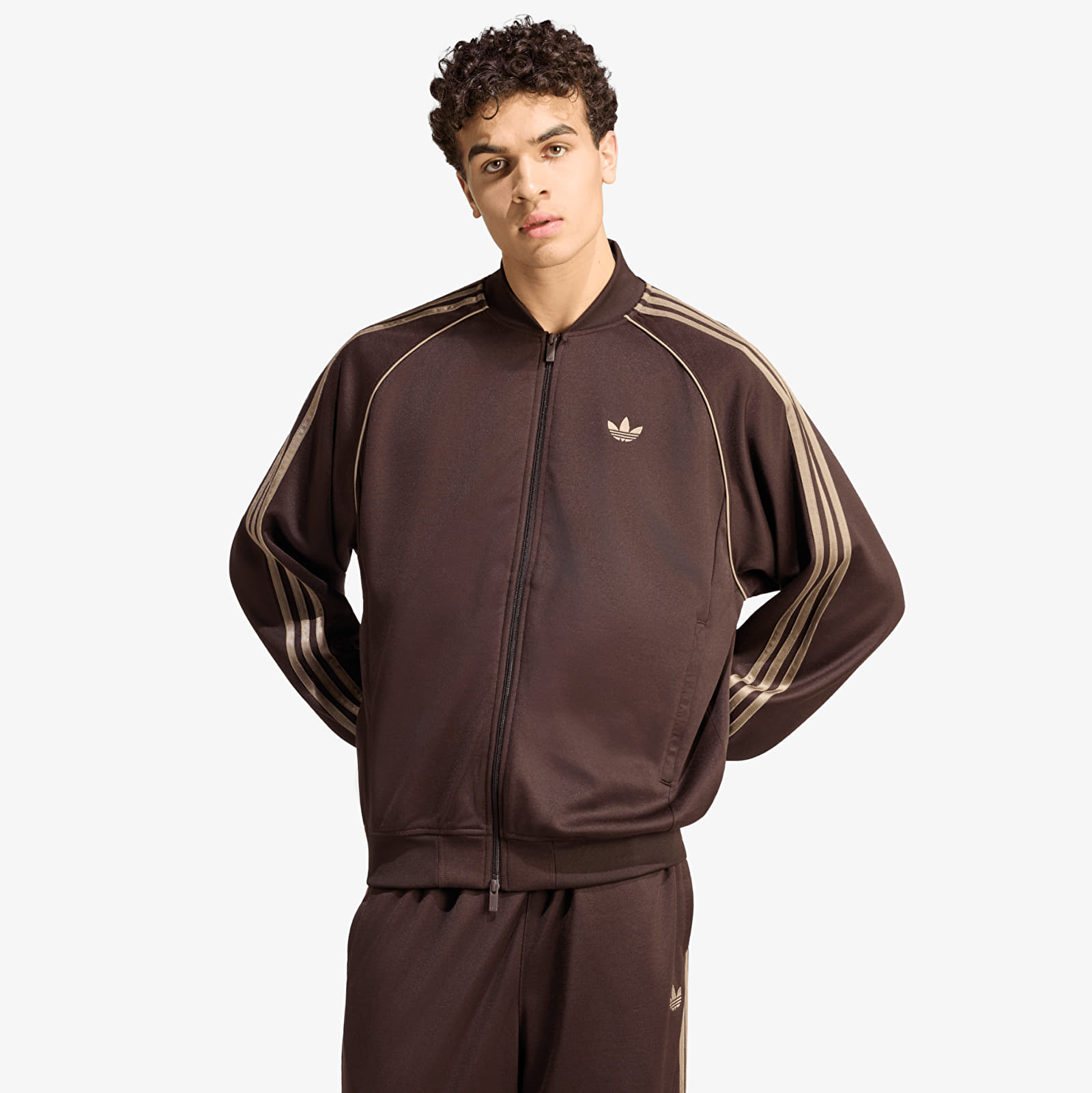 Moški hoodiji  adidas Sst Tt Aurora Coffee