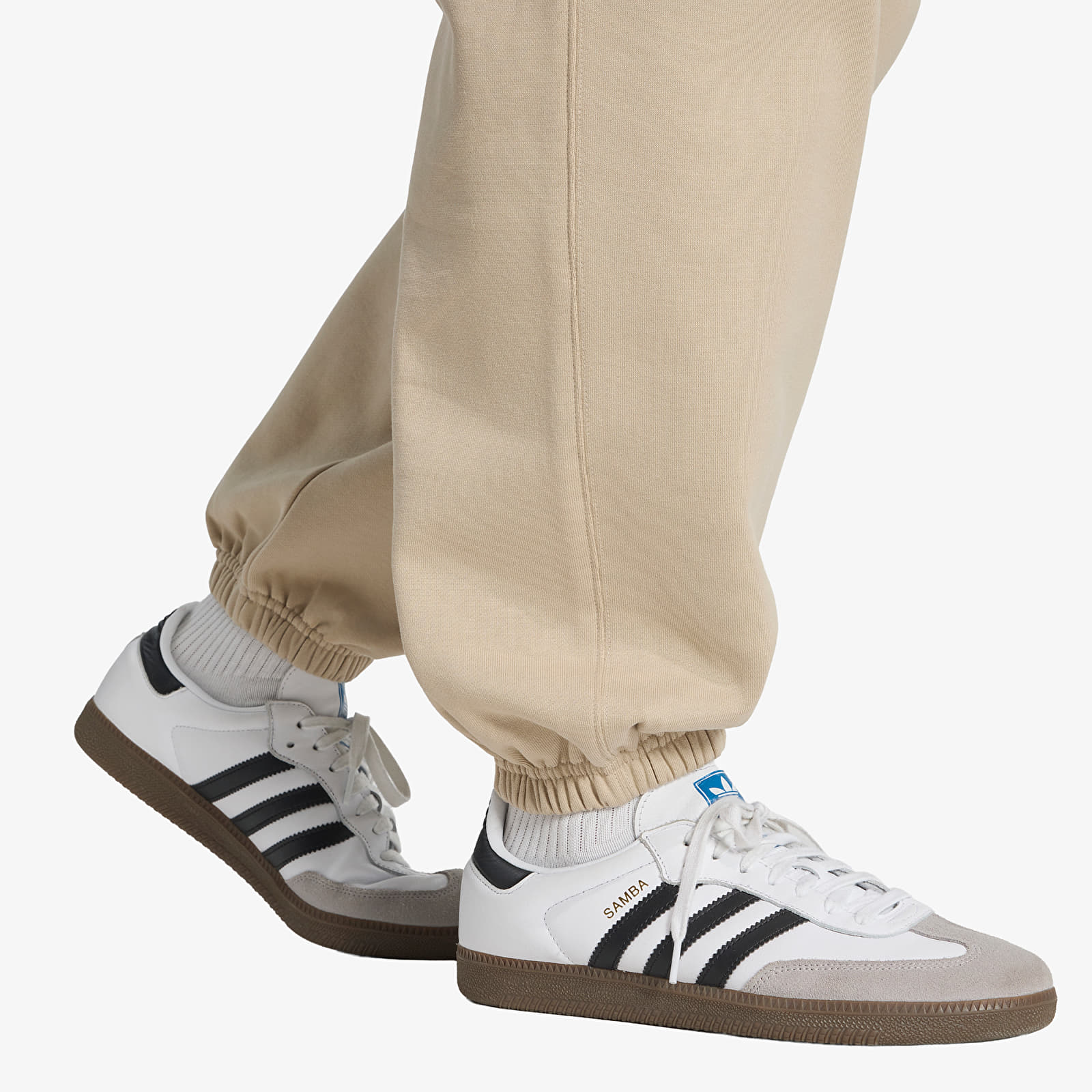 Miesten collegehousut adidas Ess Loose Pt Khaki Three