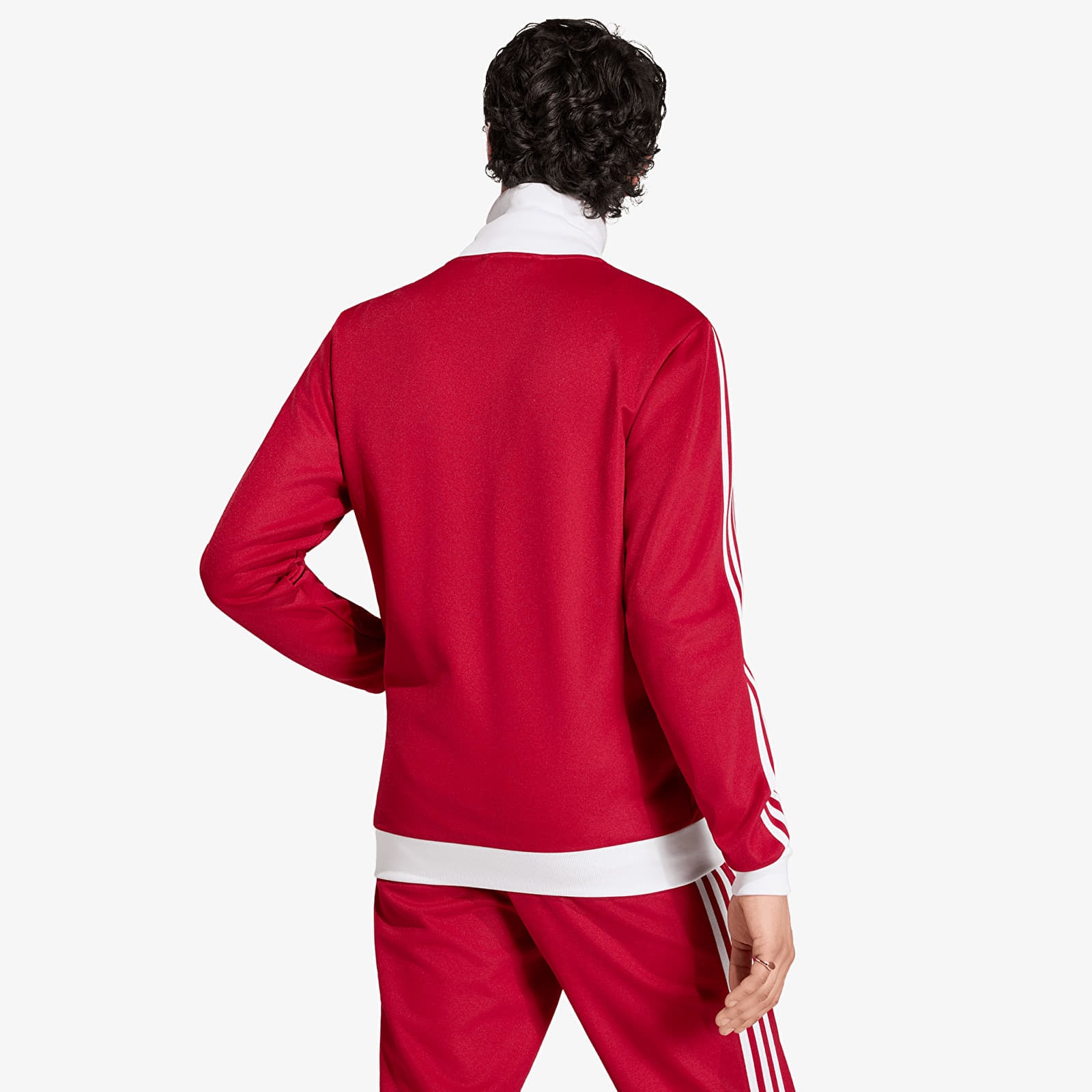 Herren-Sweatshirts adidas Beckenbauer Tt Team Victory Red/ White