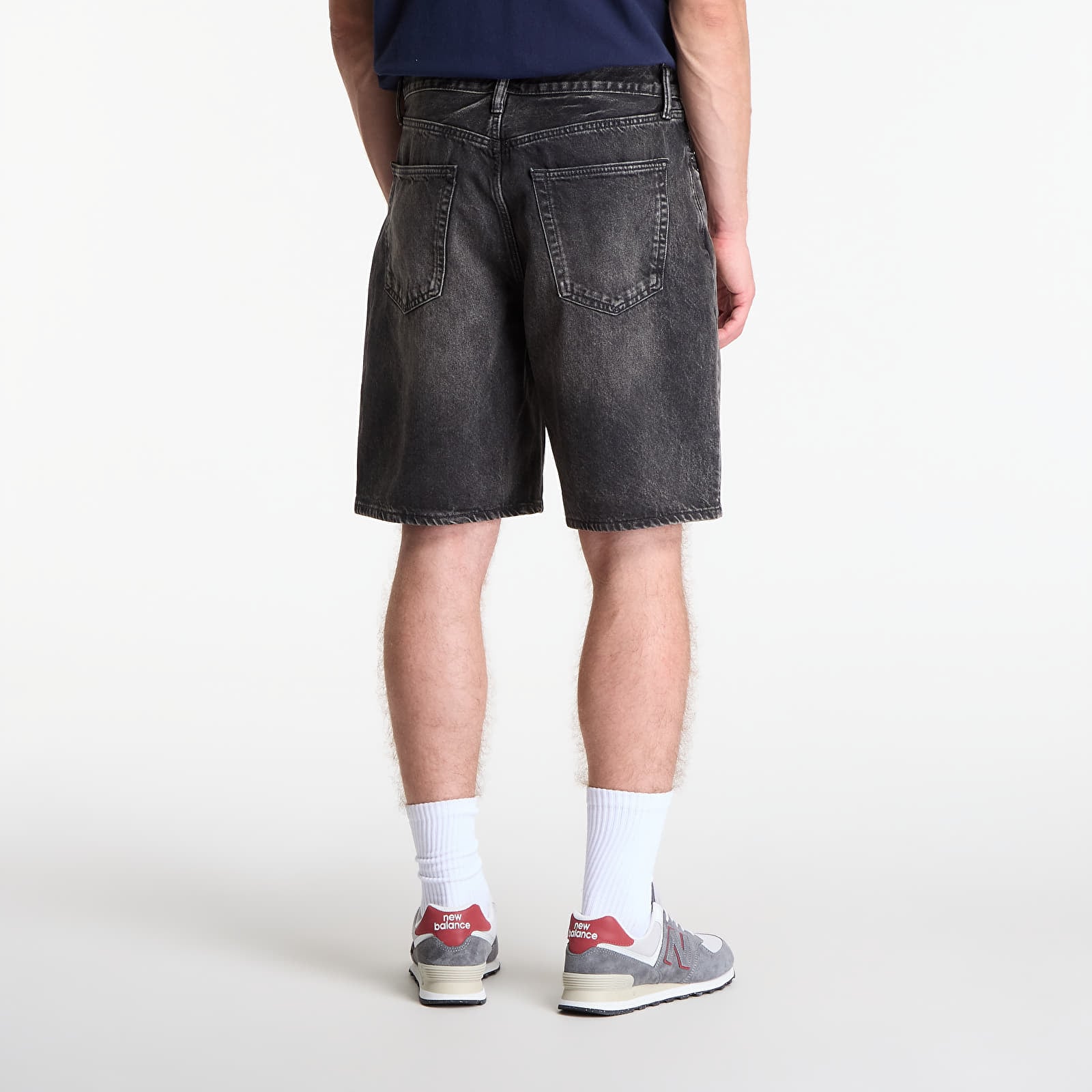 Gåvor för män GAP Denim Loose Black Wash Short Black