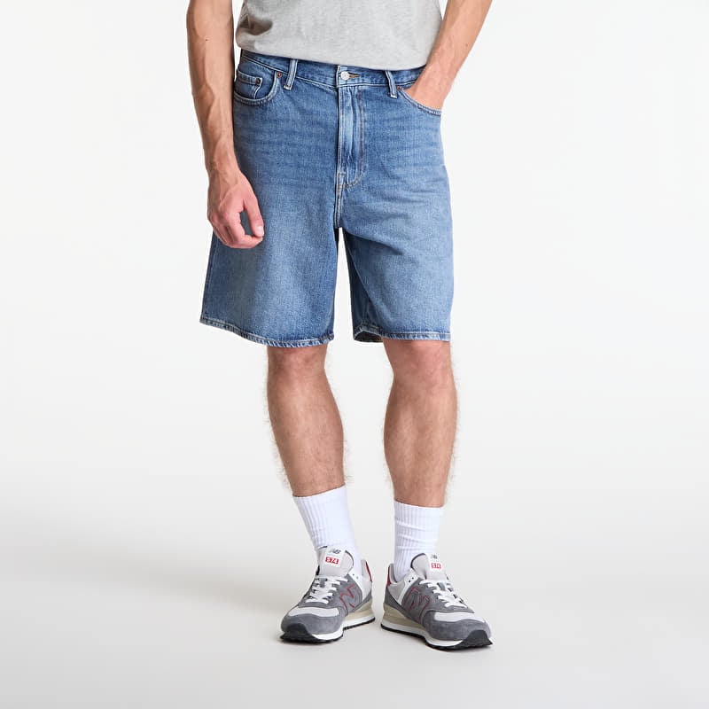 Shorts GAP V-Supersoft Loose Denim Short Med Larch Blue