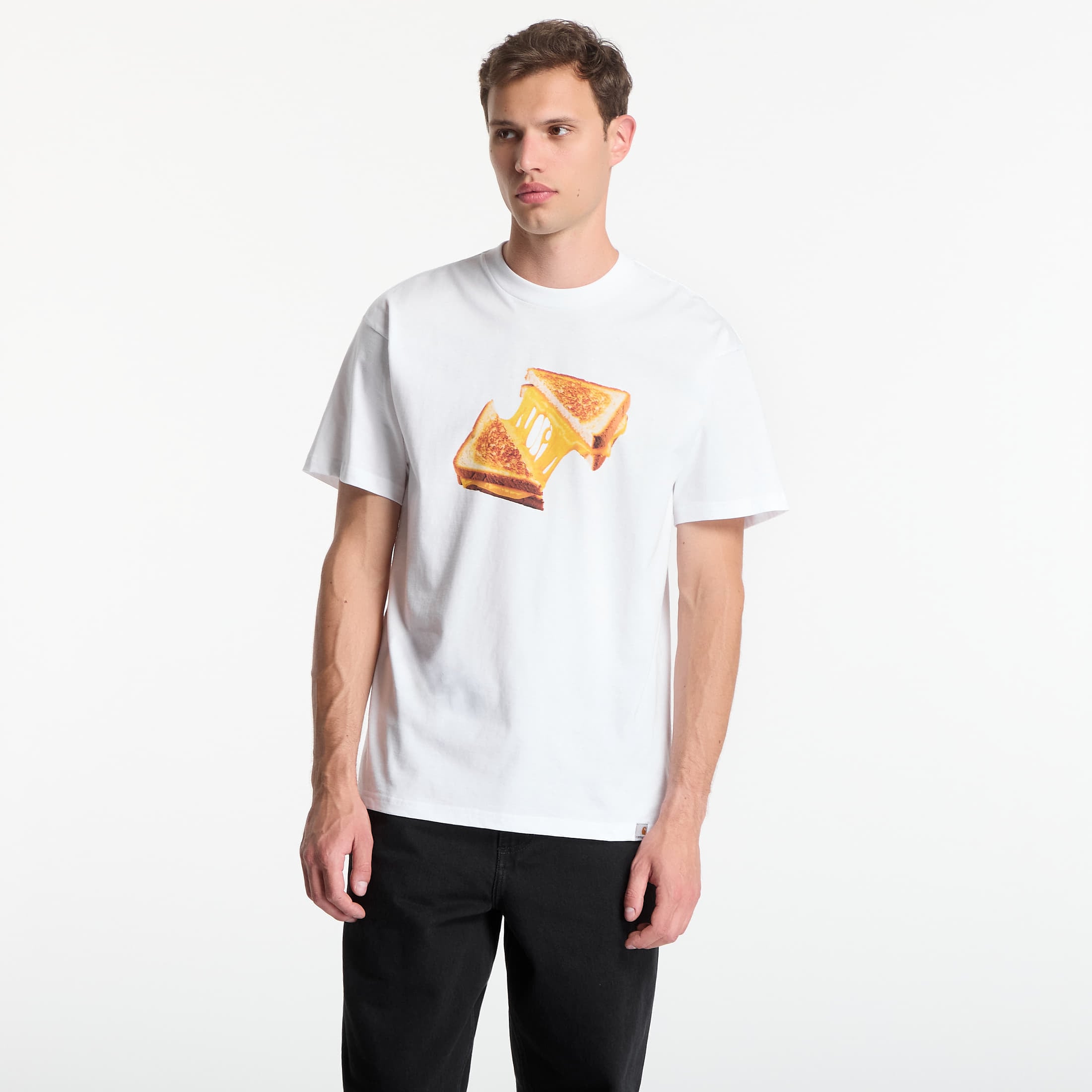 T-shirt Carhartt WIP S/S Cheese Toast T-Shirt UNISEX White M
