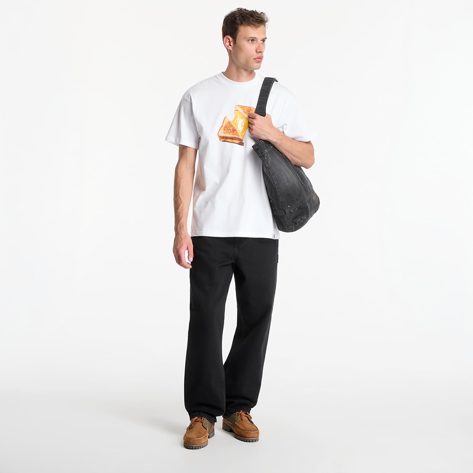 T-paidat Carhartt WIP S/S Cheese Toast T-Shirt UNISEX White