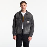 Carhartt WIP Helston Jacket UNISEX Black Destroy Wash, Splatter