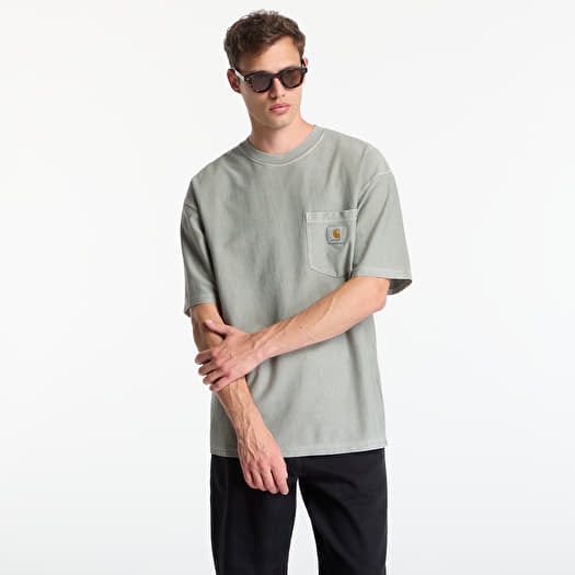 T-paita Carhartt WIP S/S Loose Pocket T-Shirt UNISEX Shady Green Garment Dyed