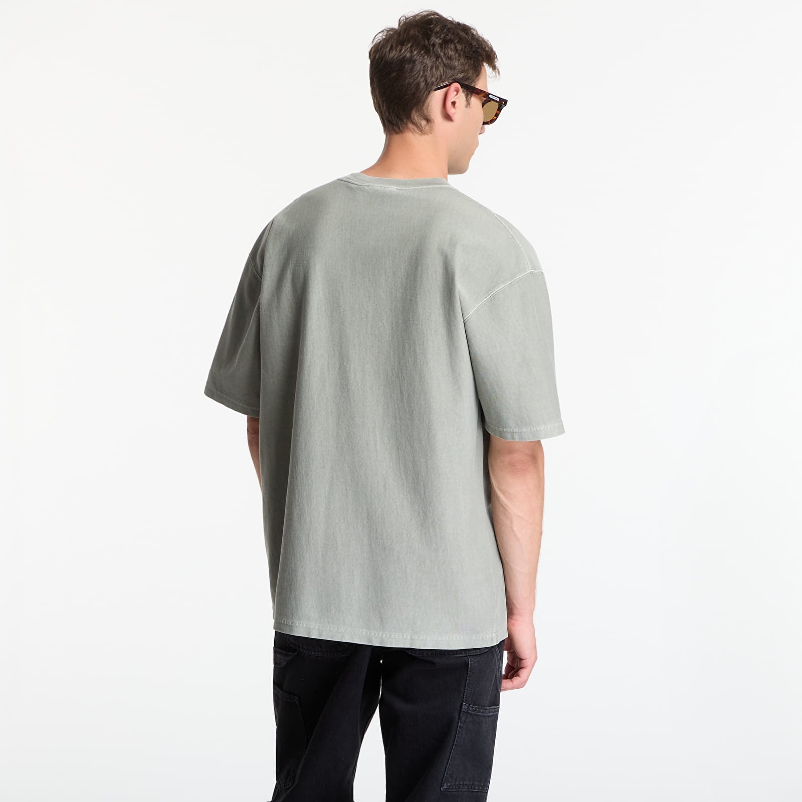T-paidat Carhartt WIP S/S Loose Pocket T-Shirt UNISEX Shady Green Garment Dyed