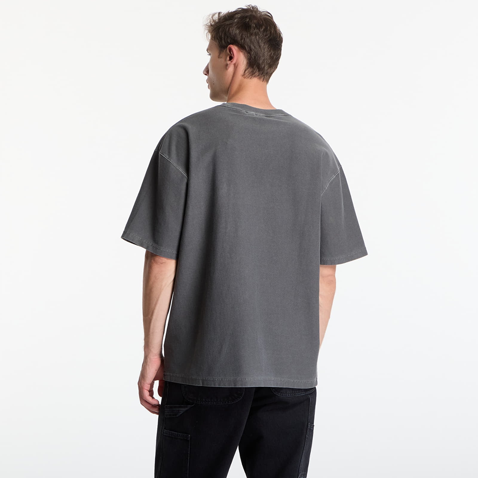 T-paidat Carhartt WIP S/S Loose Pocket T-Shirt UNISEX Black Garment Dyed