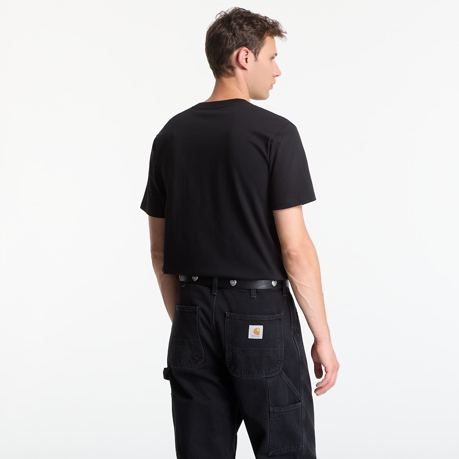 Miesten T-paidat Carhartt WIP S/S I Hartt T-Shirt UNISEX Black