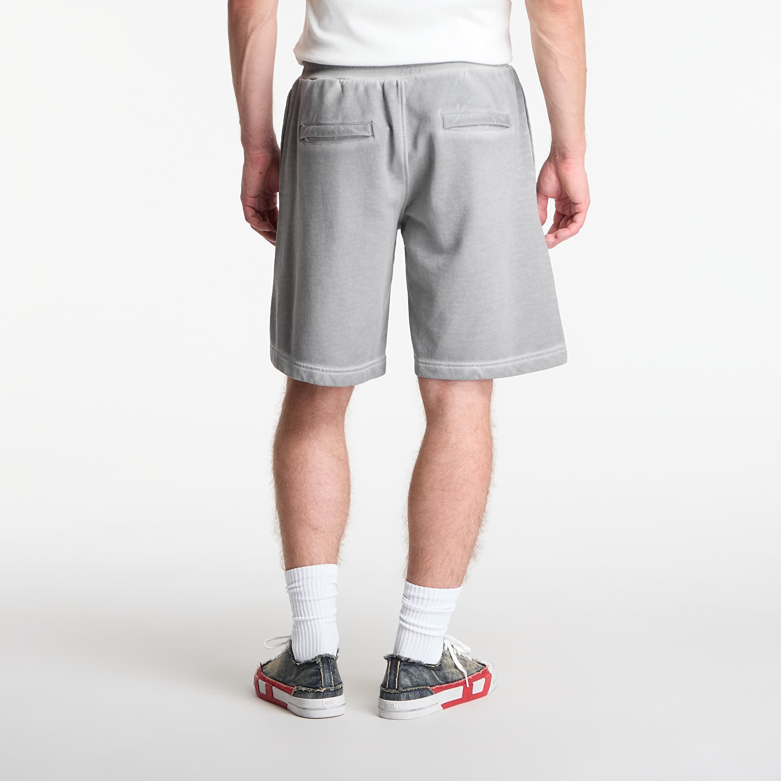 Kratke hlače Diesel P-Crown-V1 Shorts Steeple Gray