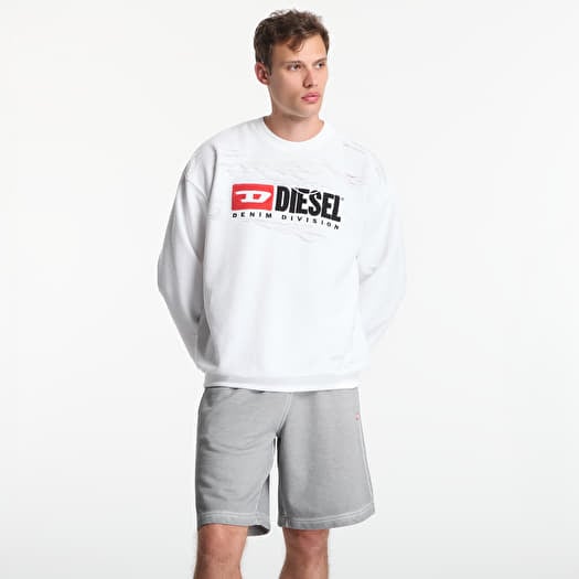 Mikina Diesel S-Boxt-V1 Sweatshirt White