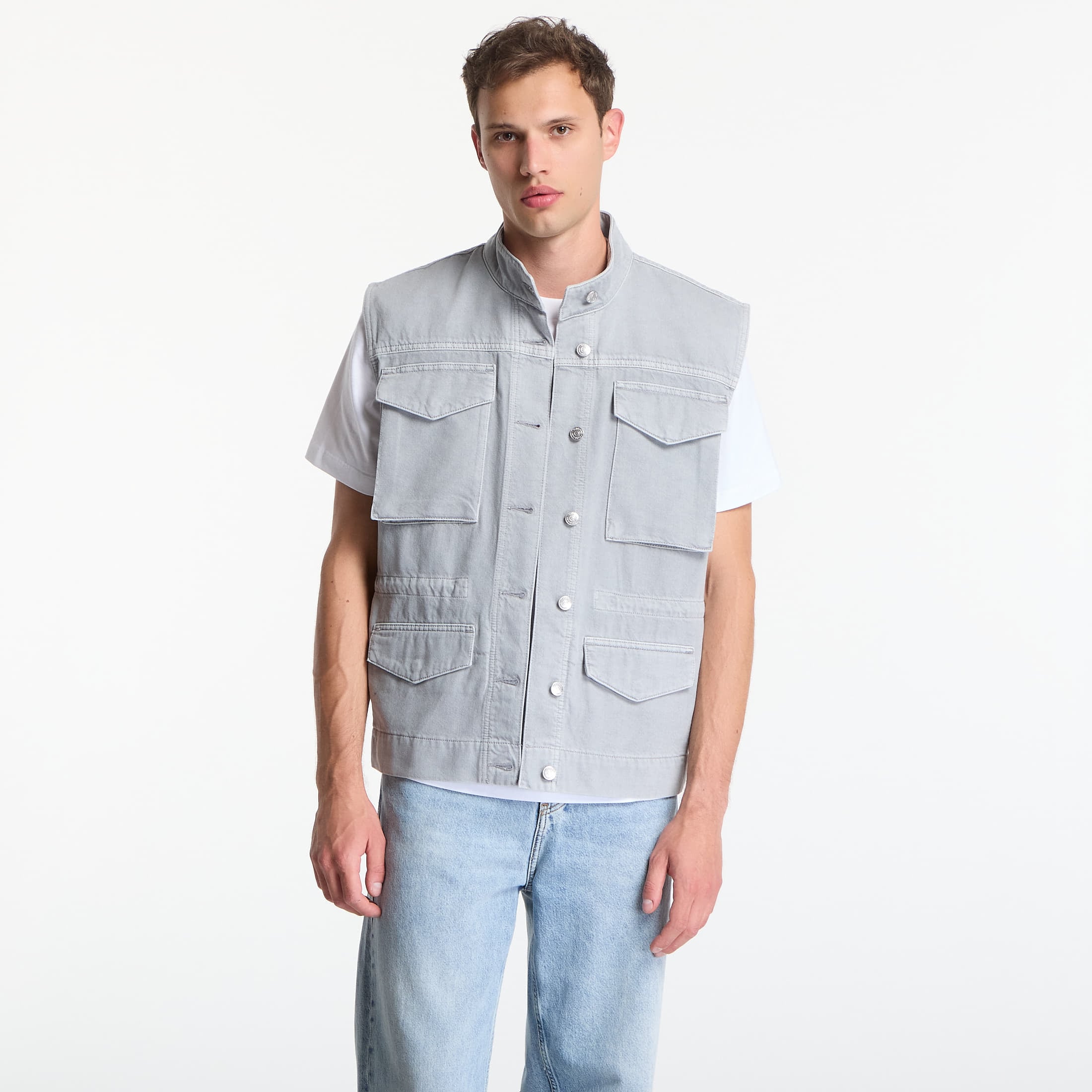 Calvin Klein Utility Field Vest Grey M