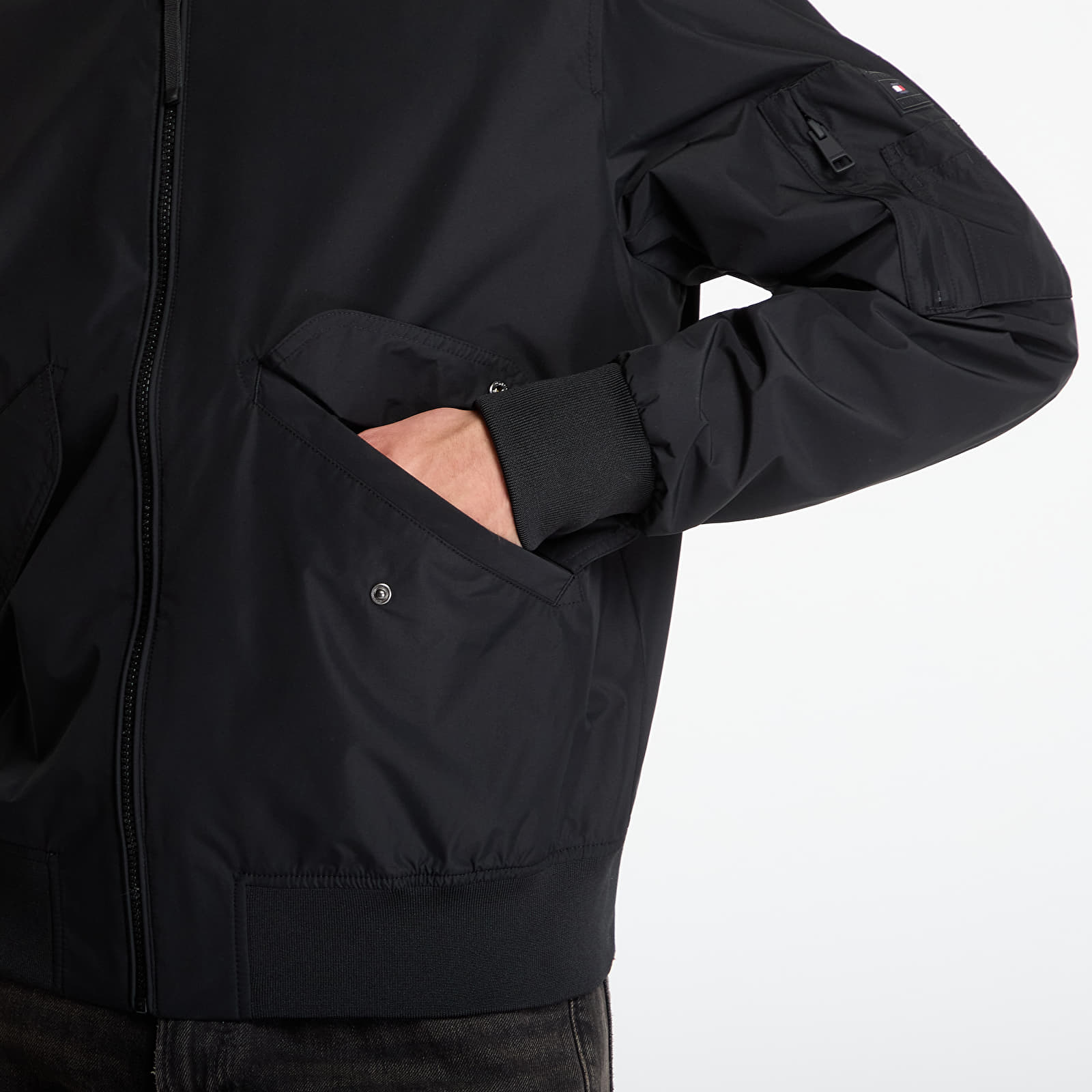 Bombery Tommy Hilfiger Packable Bomber Black