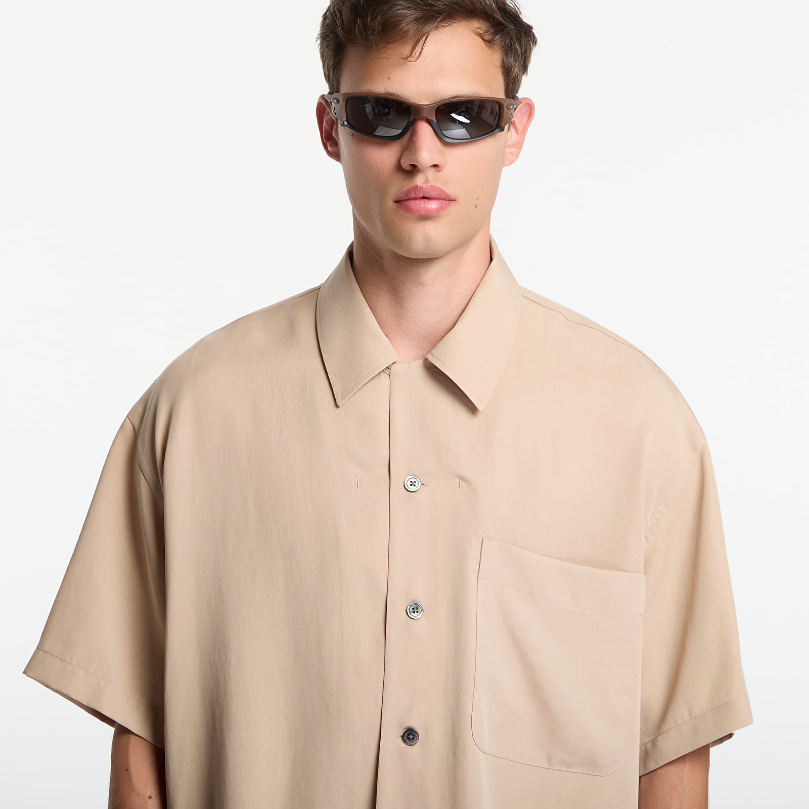 Ризи Études Studio Camp Collar Shirt Beige