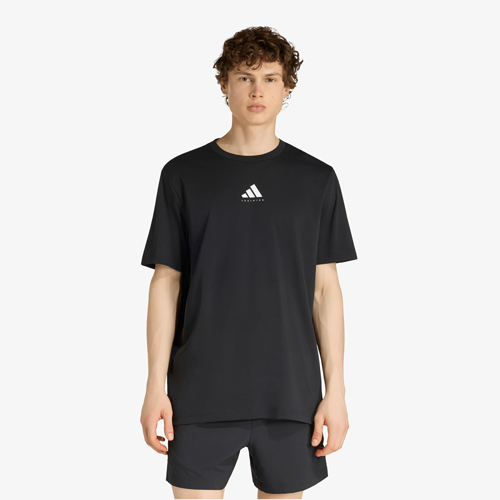 Men's T-shirts adidas Climacool Category Training Graphic T-Shirt Black/ White