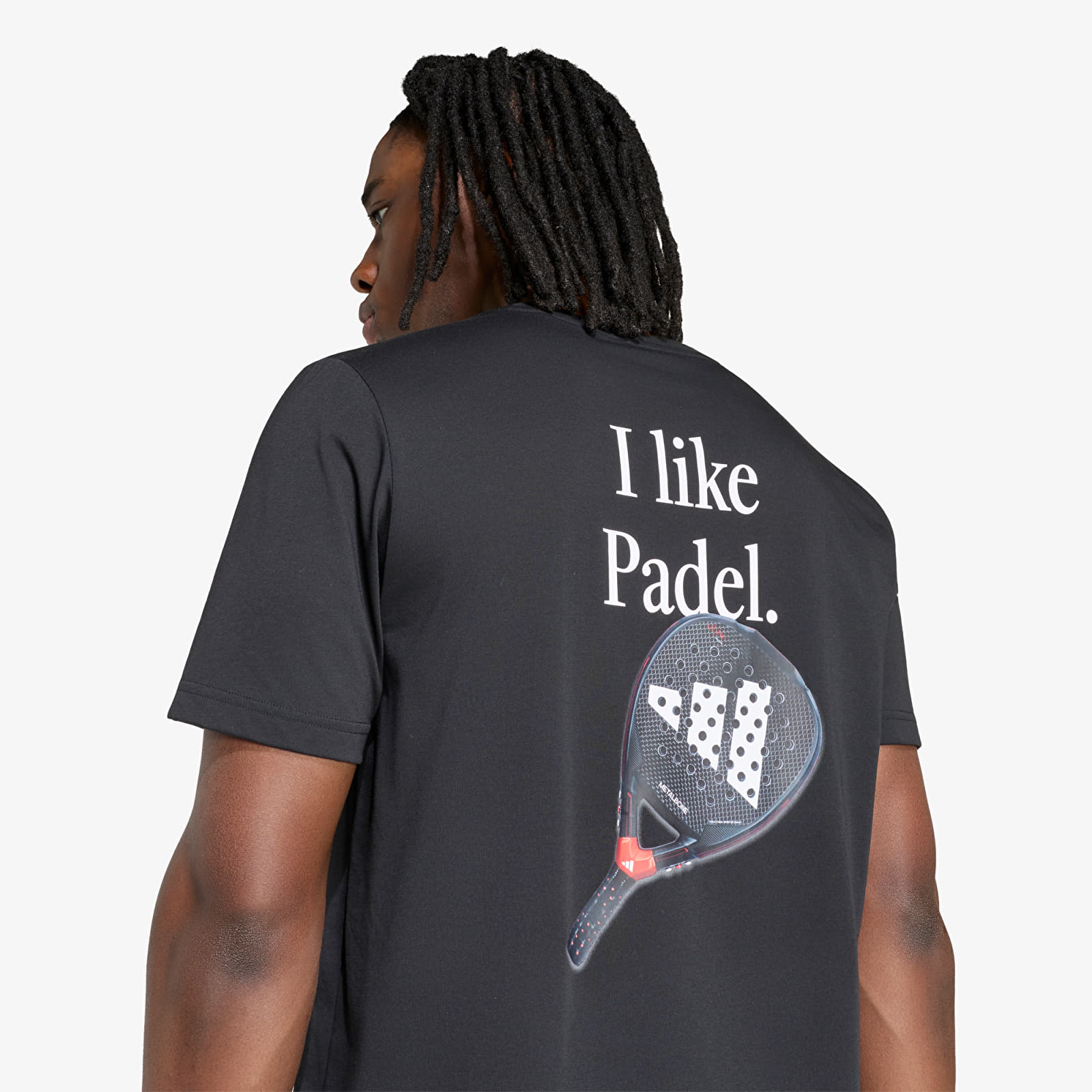 Men's T-shirts adidas M Padel Cat G T Black