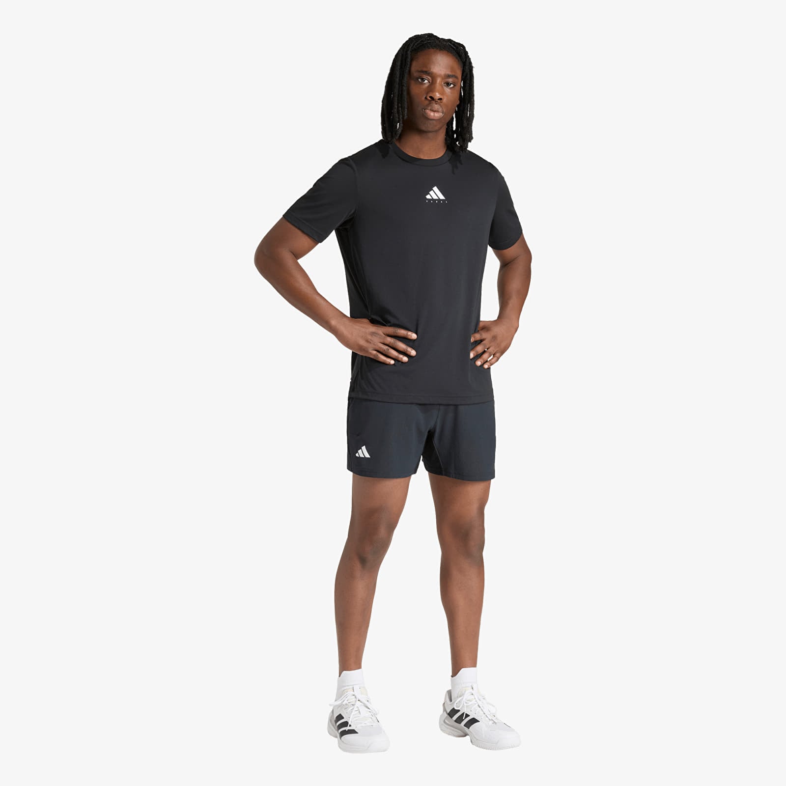 Men's T-shirts adidas M Padel Cat G T Black
