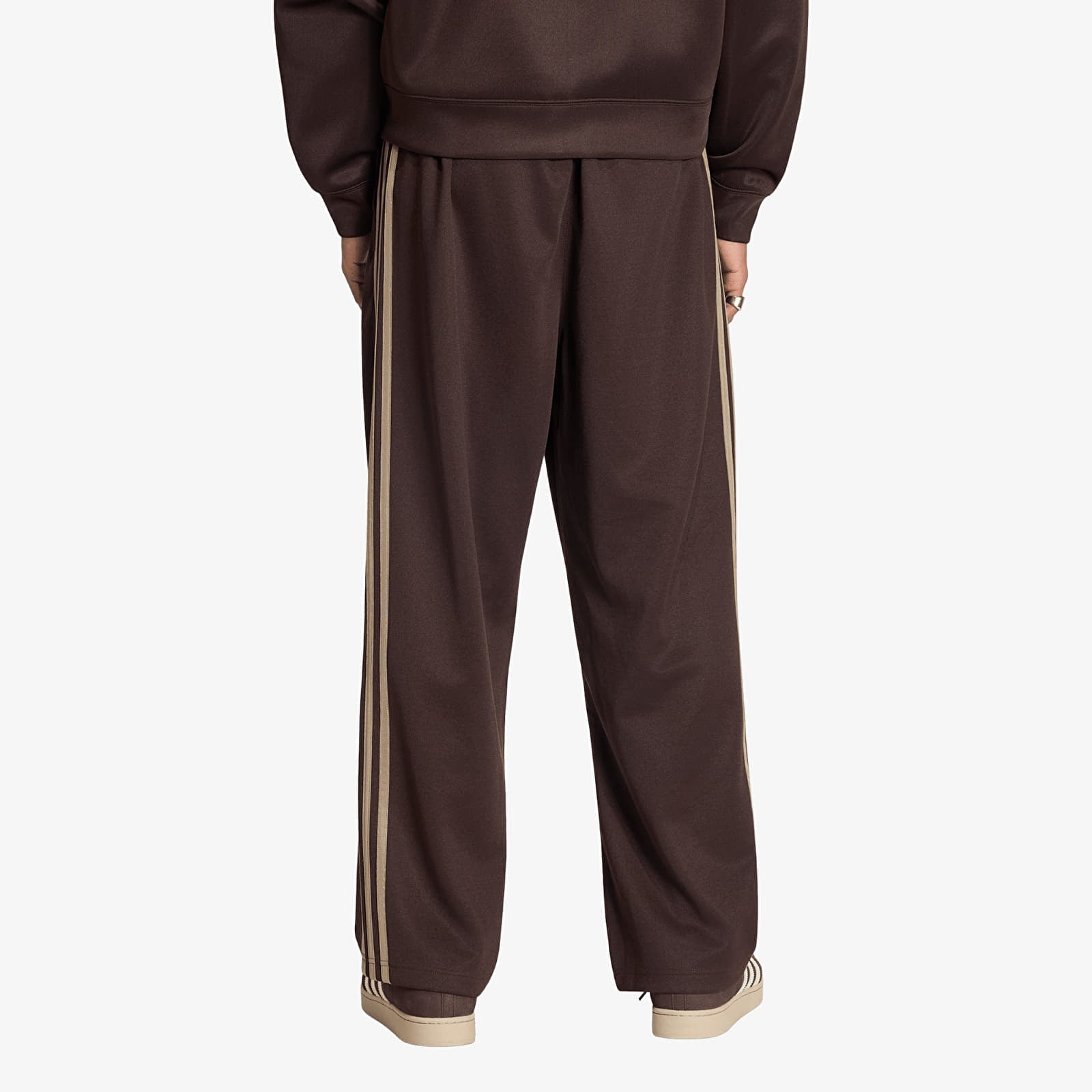 Herren-Sweatpants adidas Loose Tp Aurora Coffee