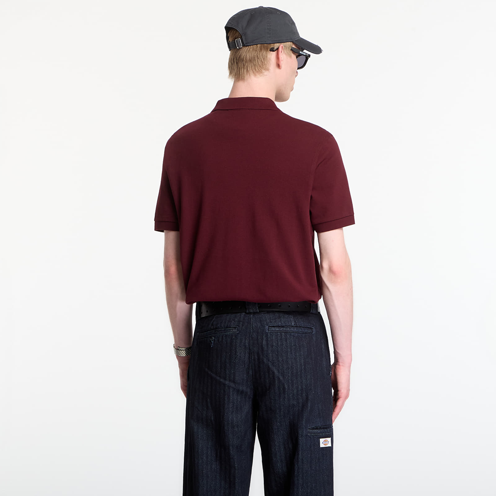 Men's T-shirts Fred Perry The Fred Perry Shirt Oxblood