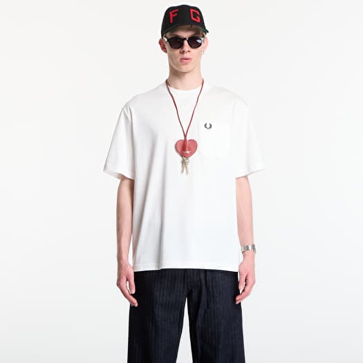 T-shirt Fred Perry Pocket Detail T-Shirt White