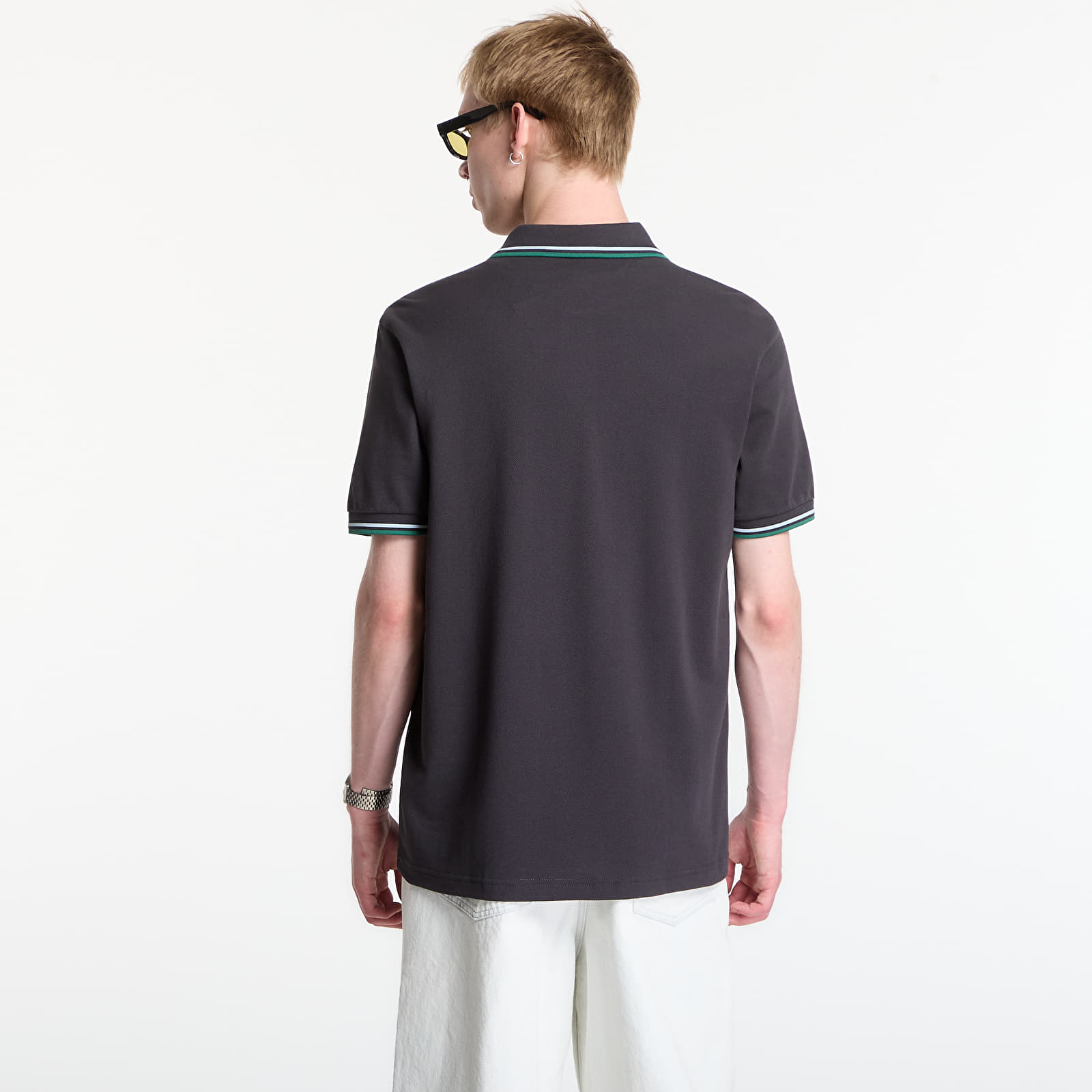 Vīriešu T-krekli Fred Perry Twin Tipped Fred Perry Shirt Anchor Grey