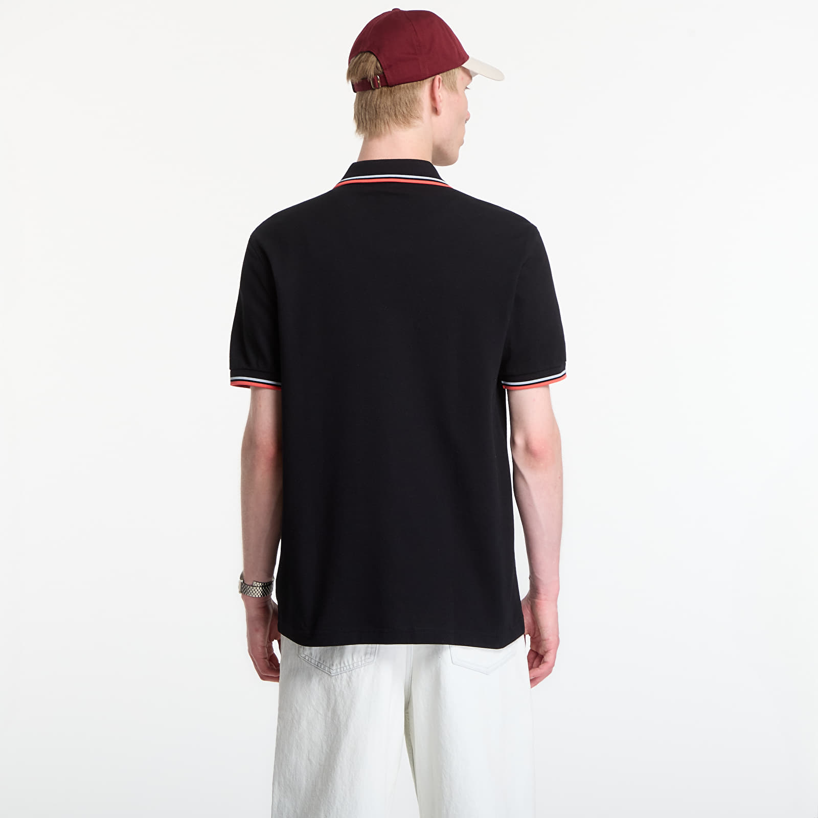 Men's T-shirts Fred Perry Twin Tipped Fred Perry Shirt Black