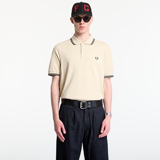 Majica Fred Perry Twin Tipped Fred Perry Shirt Ecru