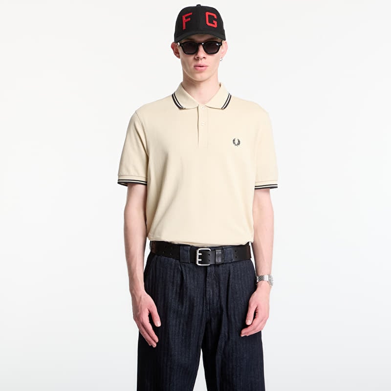 T-shirt Fred Perry Twin Tipped Fred Perry Shirt Ecru