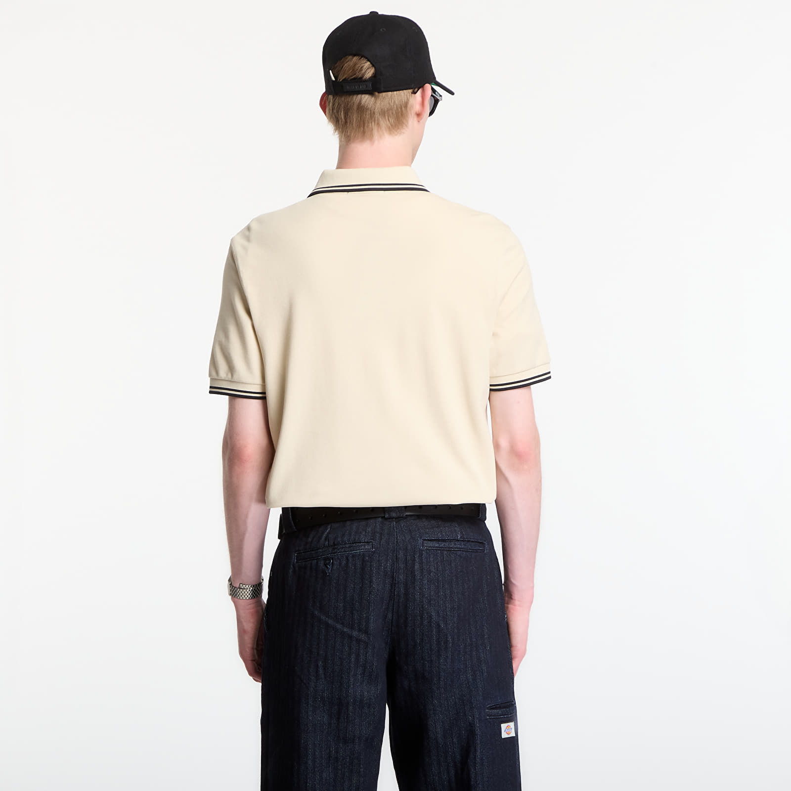 Men's T-shirts Fred Perry Twin Tipped Fred Perry Shirt Ecru