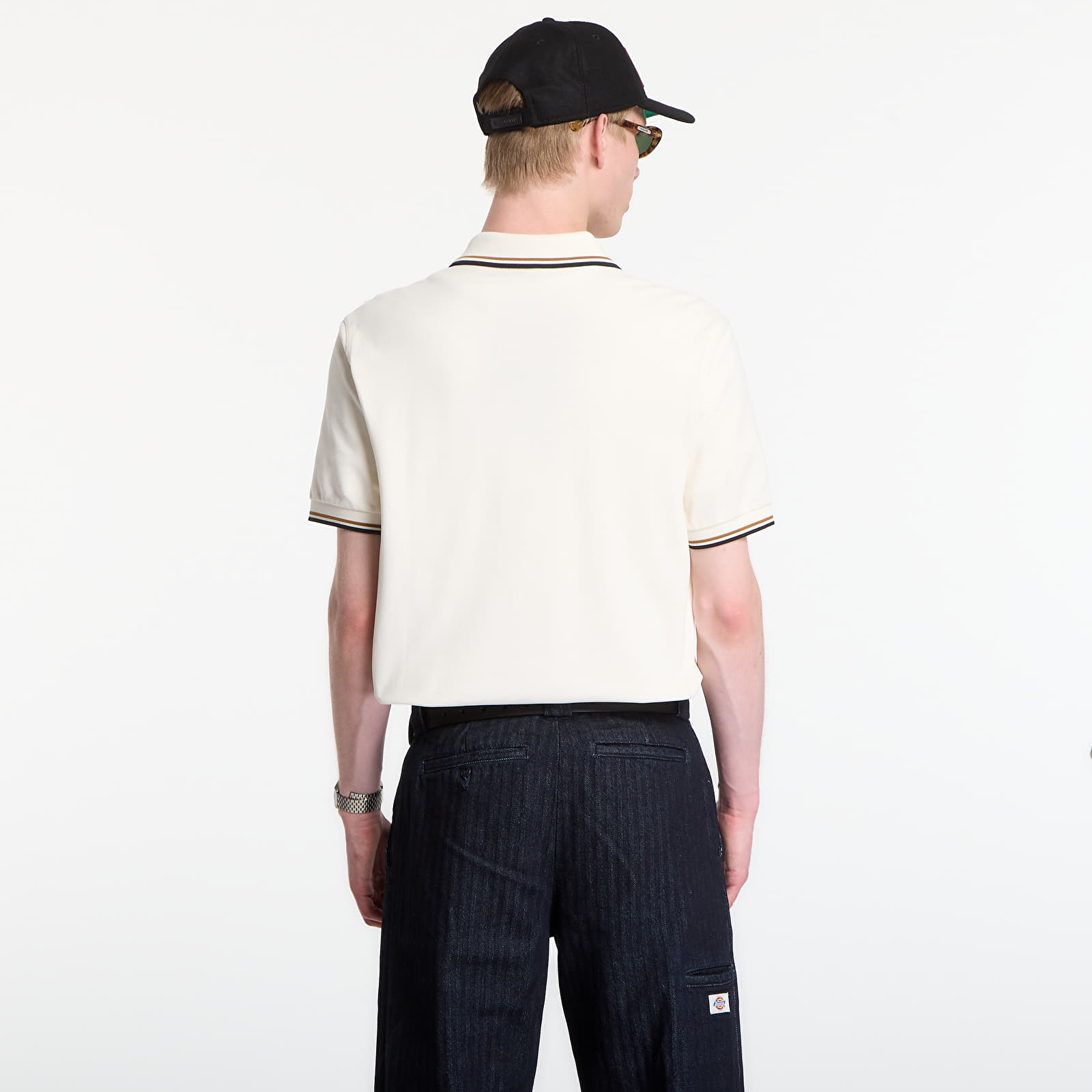 Men's T-shirts Fred Perry Twin Tipped Fred Perry Shirt Ecru