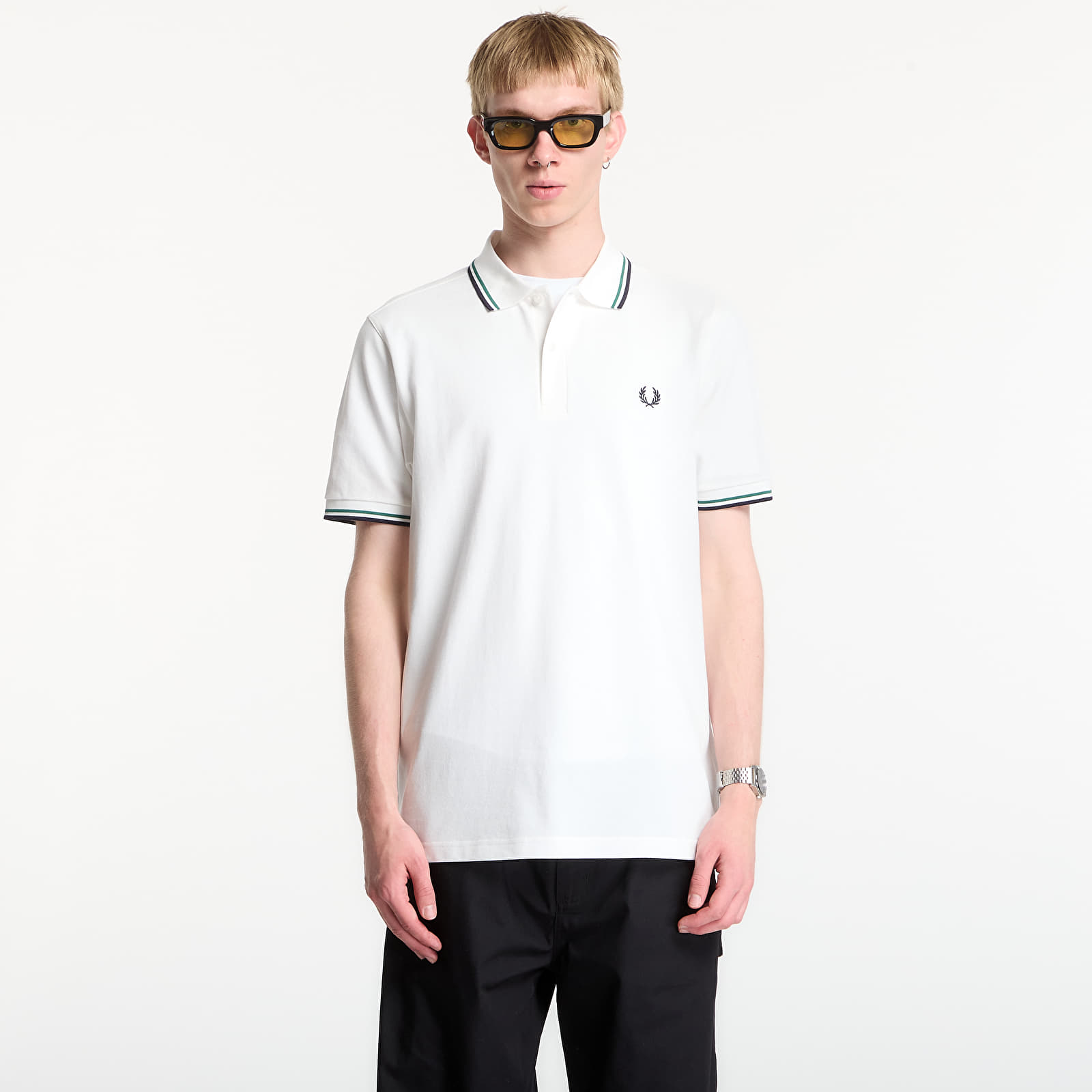 Men's T-shirts Fred Perry Twin Tipped Fred Perry Shirt White
