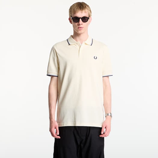 Majica Fred Perry Twin Tipped Fred Perry Shirt Ecru