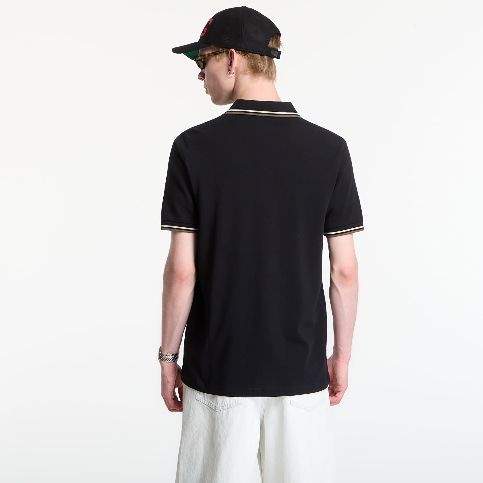 Men's T-shirts Fred Perry Twin Tipped Fred Perry Shirt Black