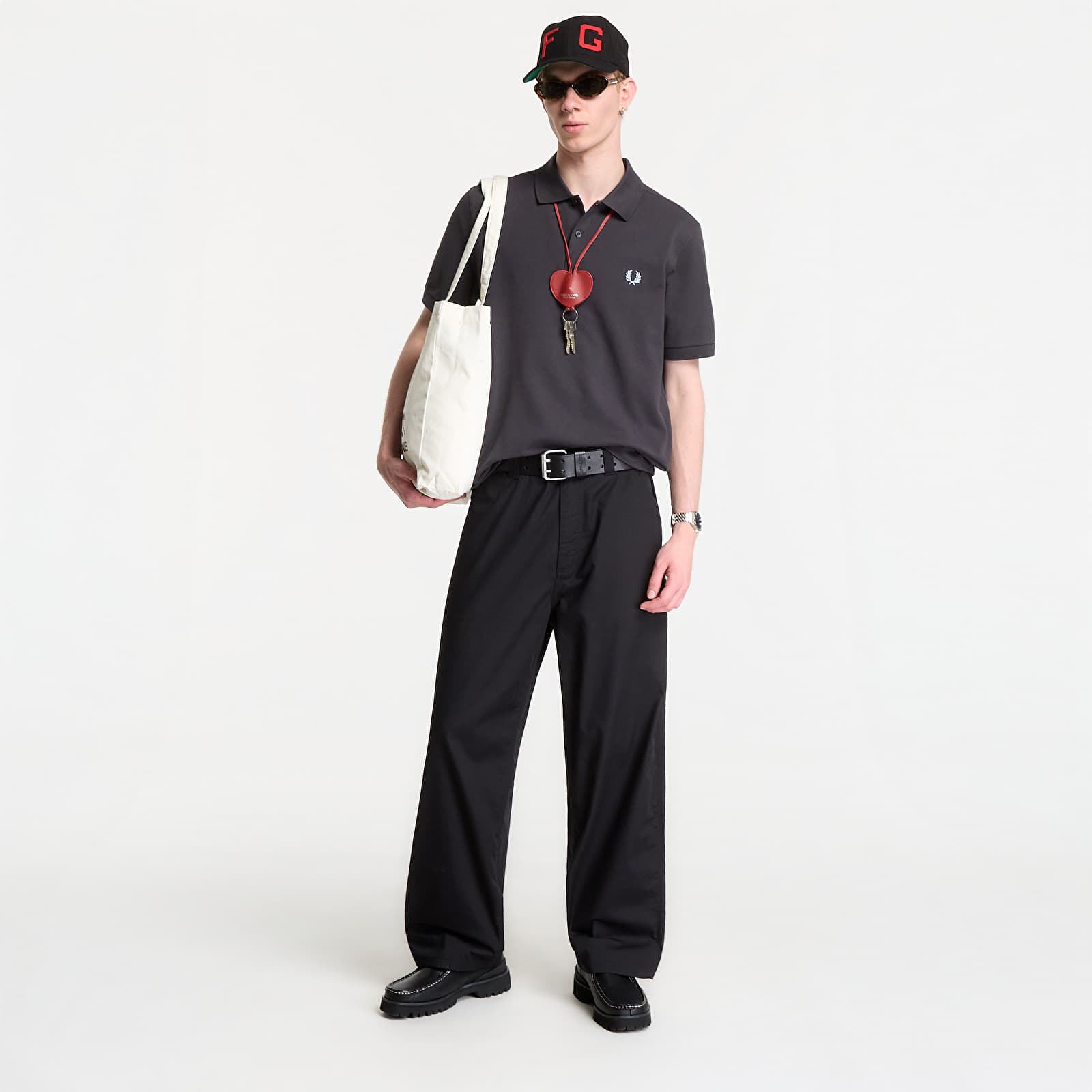Men's T-shirts Fred Perry The Fred Perry Shirt Anchor Grey