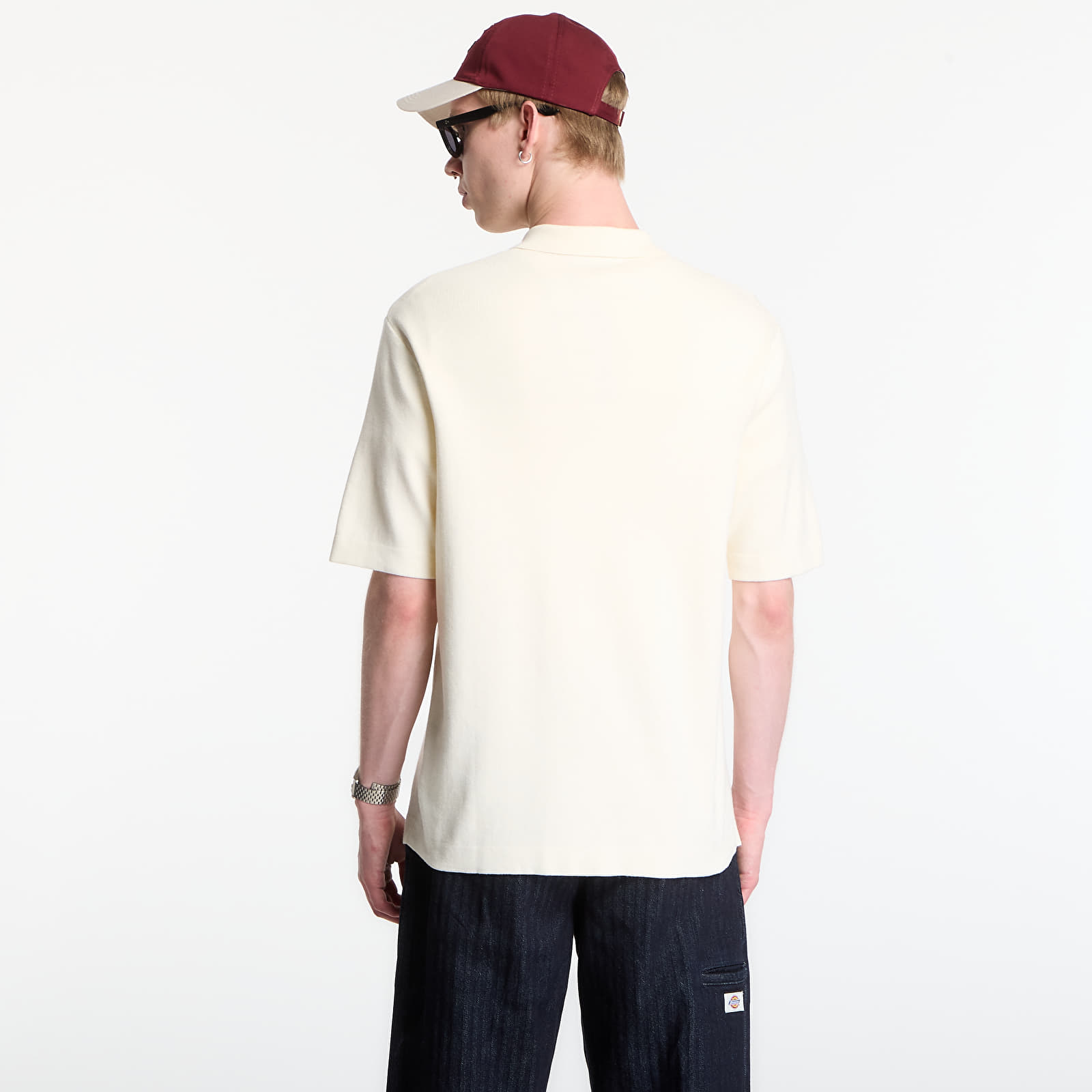Men's shirts Fred Perry Tonal Vertical Stripe Shirt Ecru
