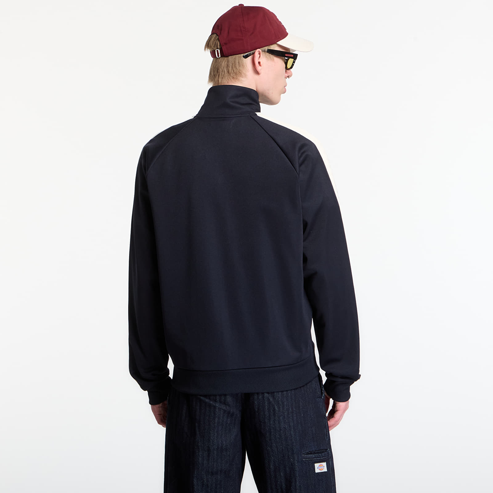 Men's sweatshirts Fred Perry Cable Taped Track Jacket Navy