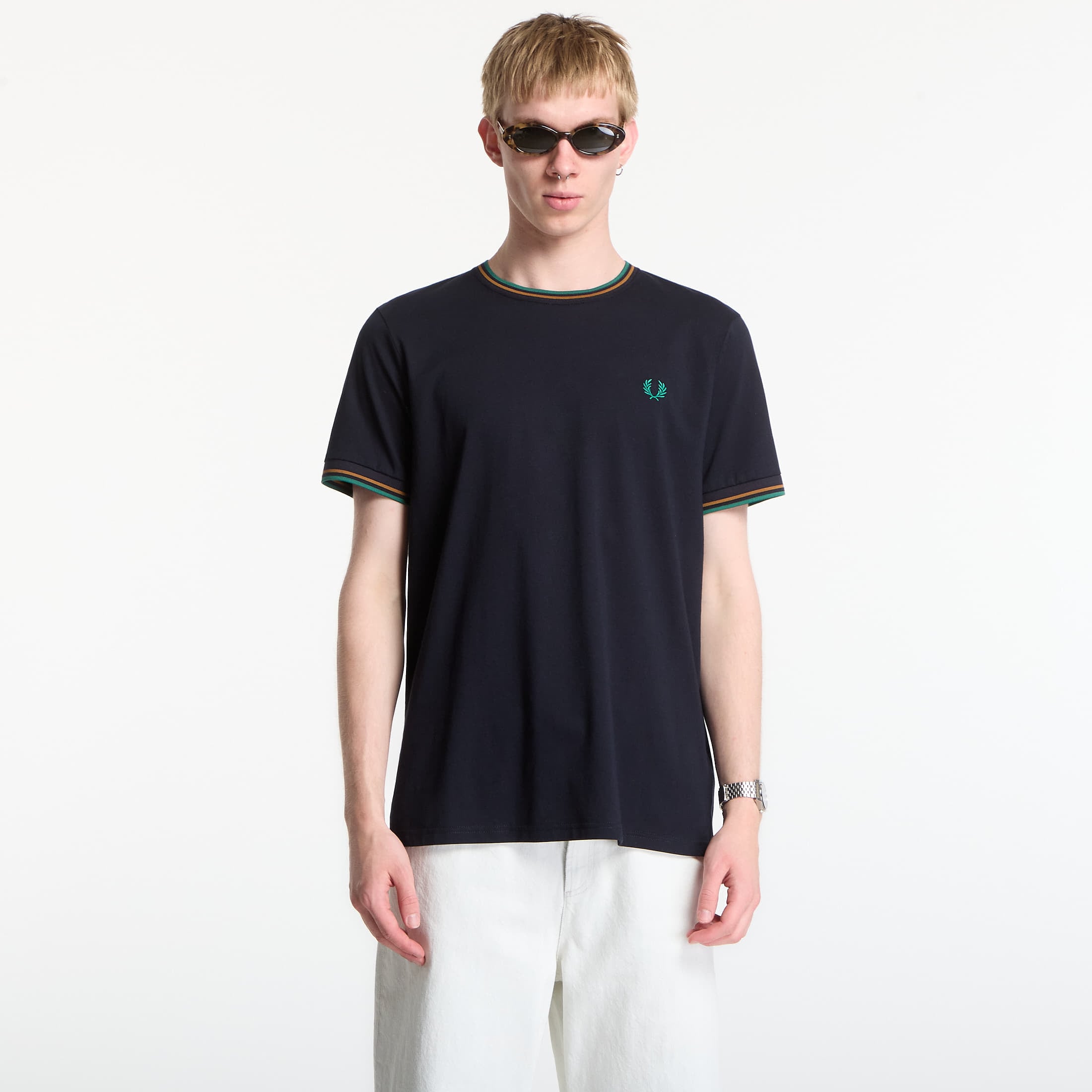 T-shirt Fred Perry Twin Tipped T-Shirt Navy XL