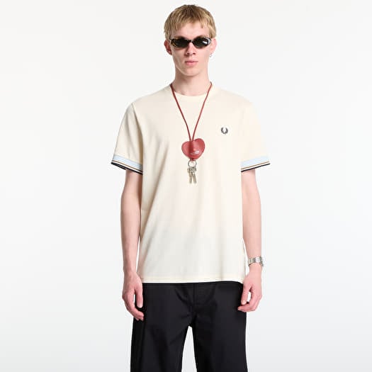 T-shirt Fred Perry Twin Tipped Cuff T-Shirt Ecru