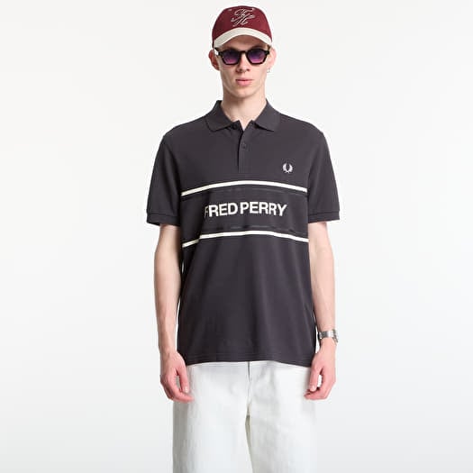 T-shirt Fred Perry Fred Perry Graphic Polo Shirt Anchor Grey