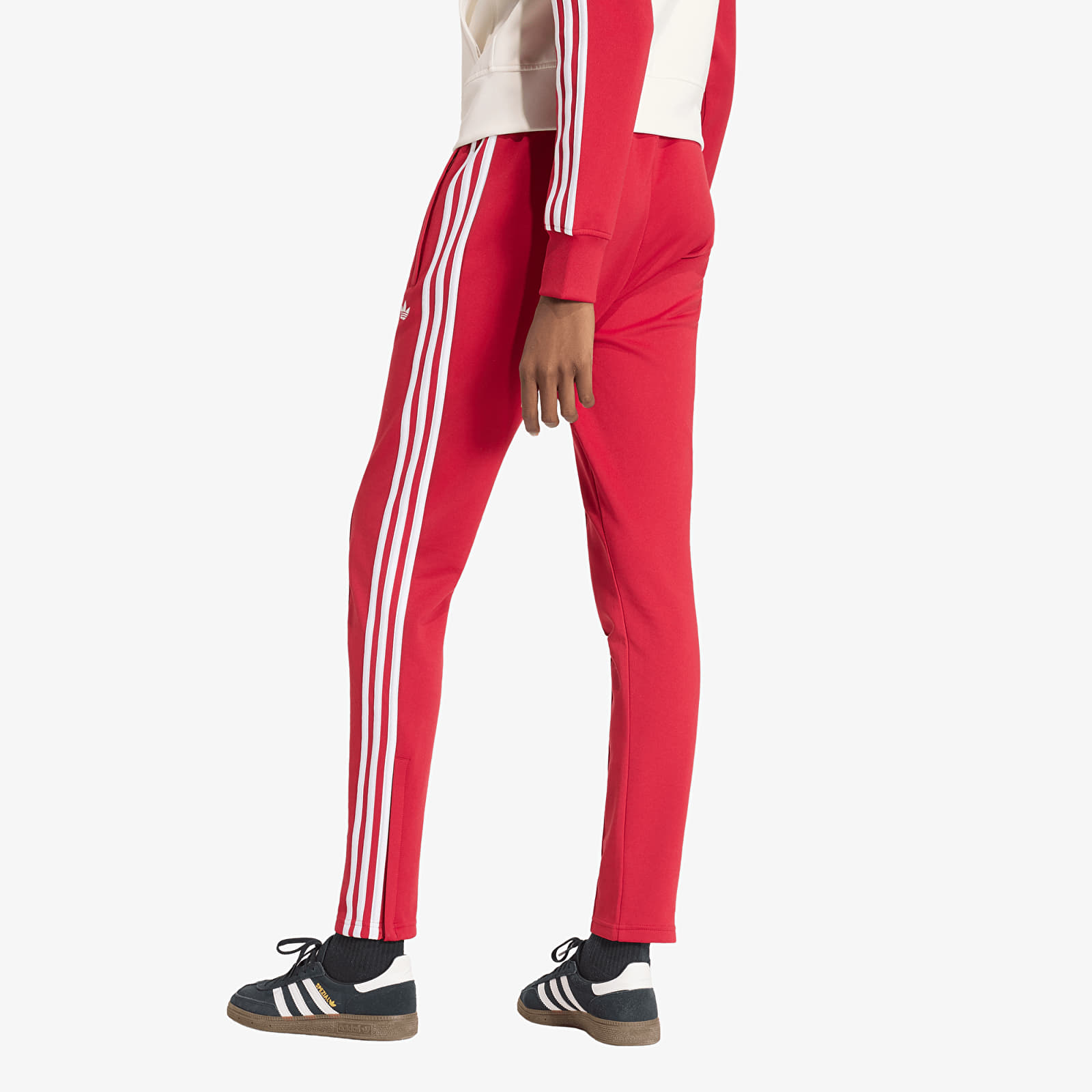 Dámské tepláky adidas Sst Tp Team Victory Red/ White
