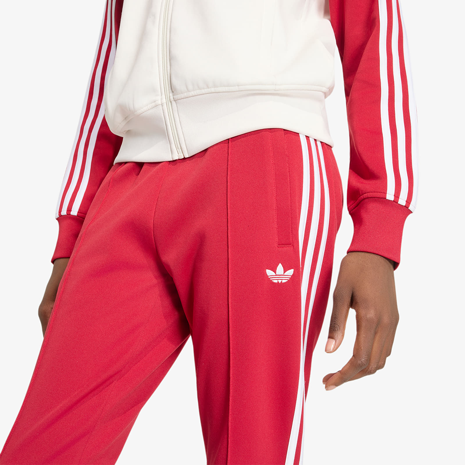 Dámské tepláky adidas Sst Tp Team Victory Red/ White