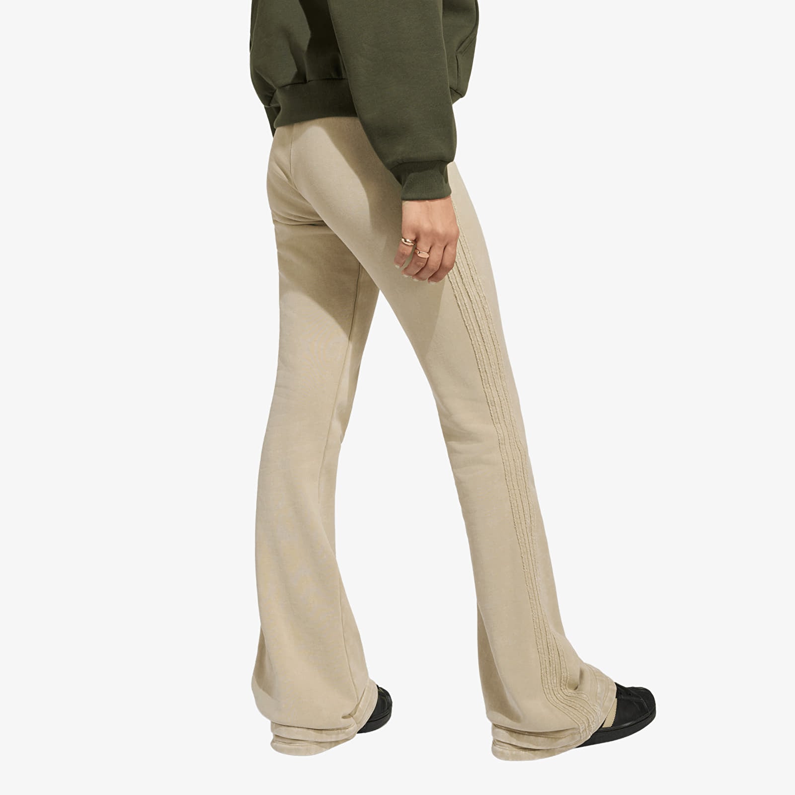 Γυναικείες φόρμες adidas Sst Bootcut Pant Khaki Three