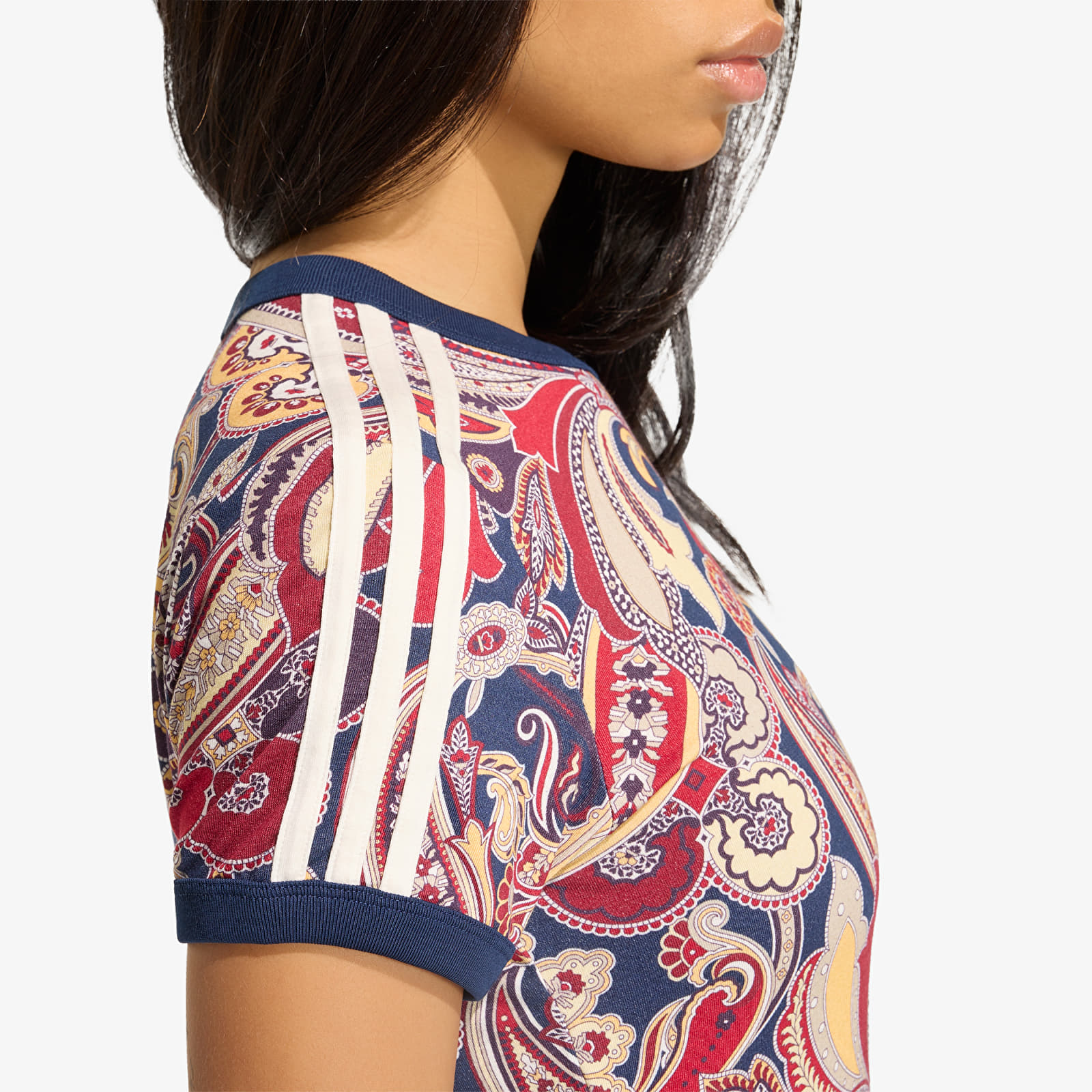 Women's T-shirts adidas Liberty London Cali T-Shirt Multicolor/ Night Indigo/ Sand Strata