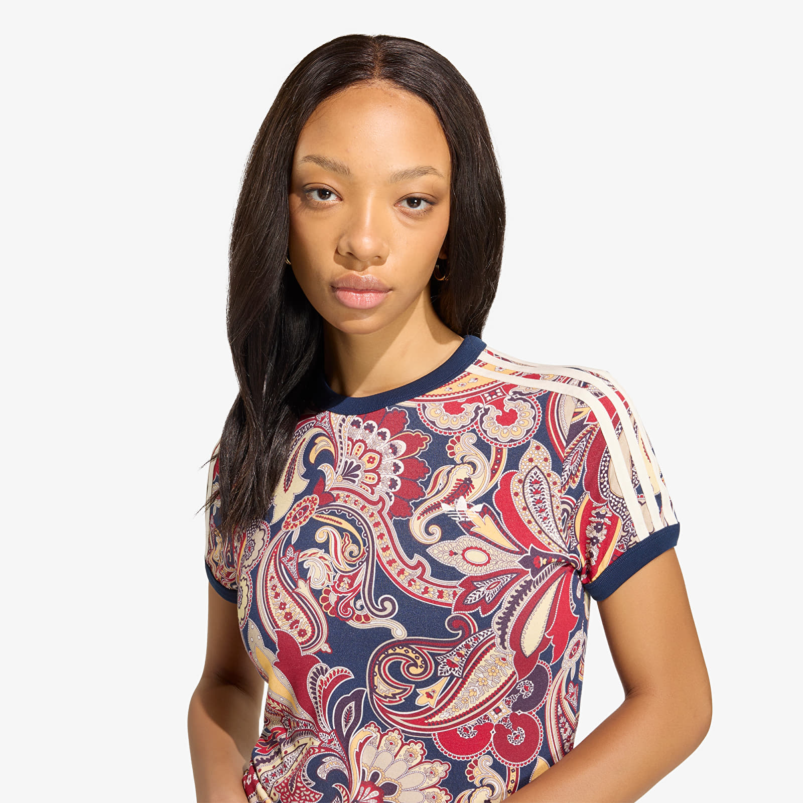 Women's T-shirts adidas Liberty London Cali T-Shirt Multicolor/ Night Indigo/ Sand Strata