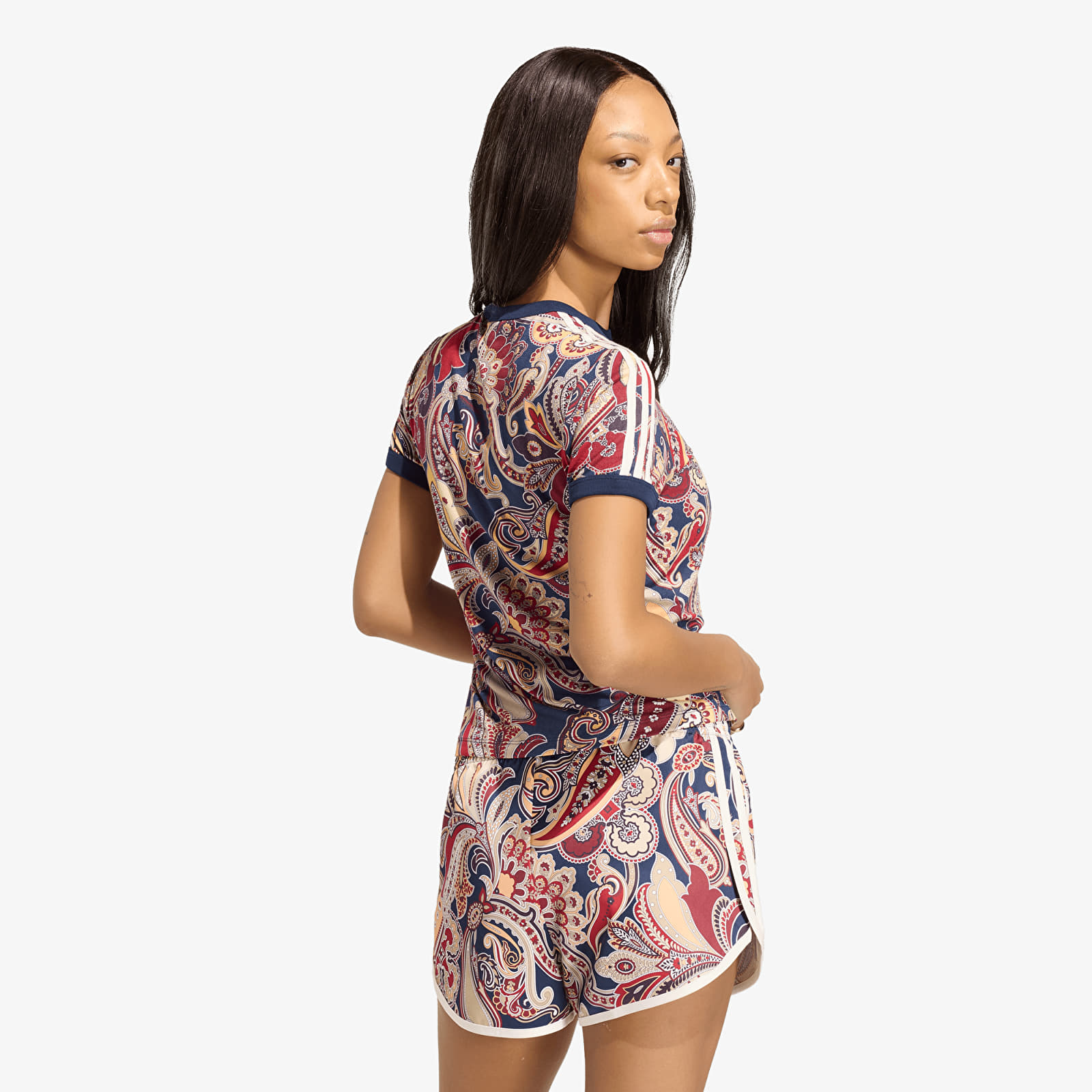 Women's T-shirts adidas Liberty London Cali T-Shirt Multicolor/ Night Indigo/ Sand Strata