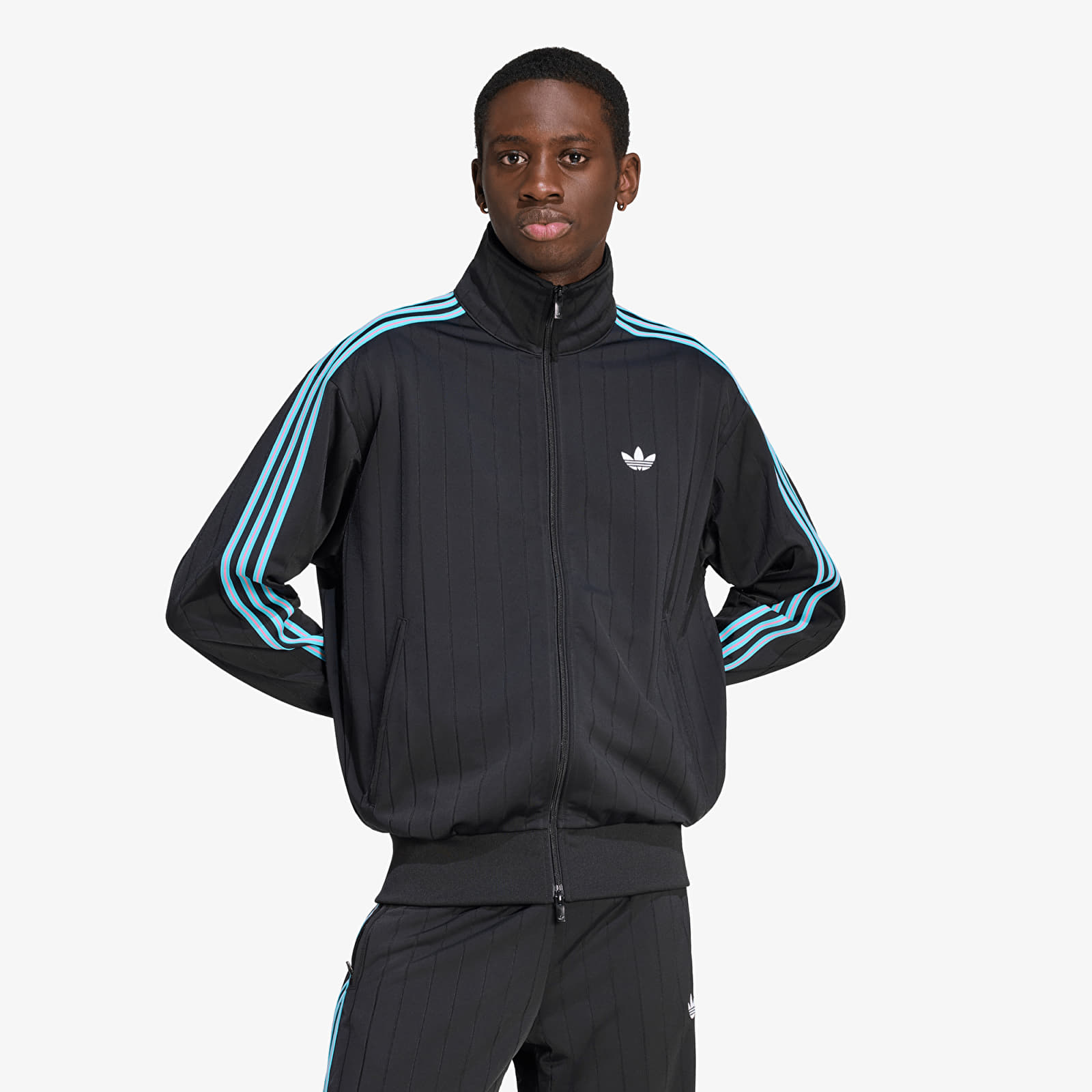 Vīriešu džemperi adidas Firebird Drop Needle Track Top Black